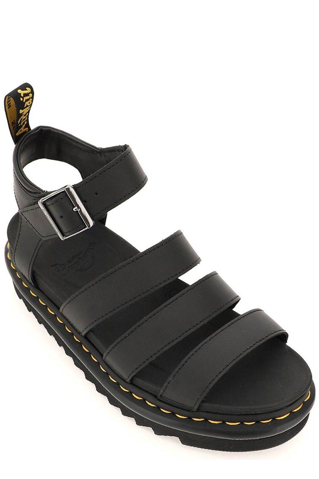 Shop Dr. Martens' Blaire Strap Sandals In Black