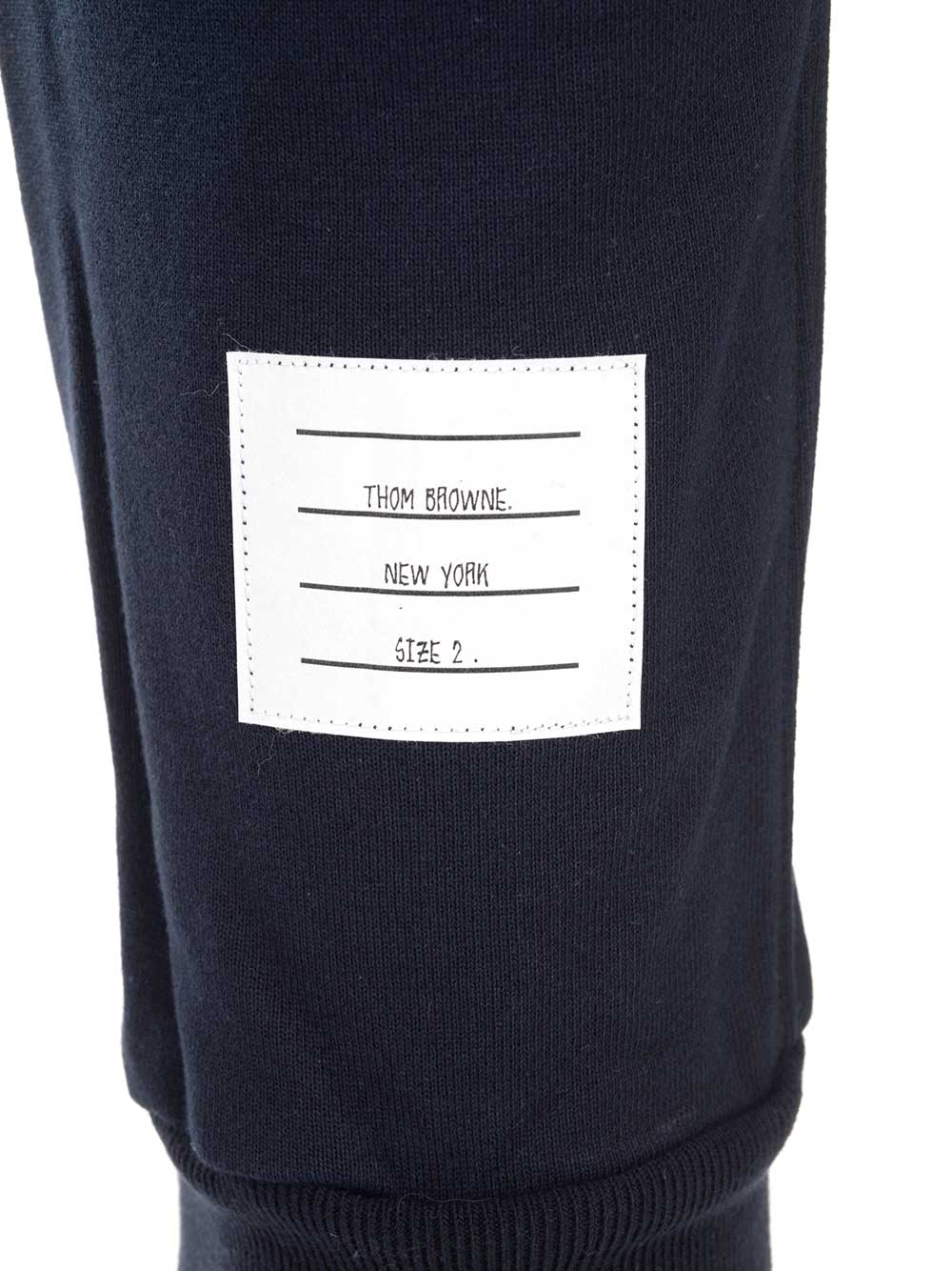 Shop Thom Browne Blue 4-bar Sweatpants
