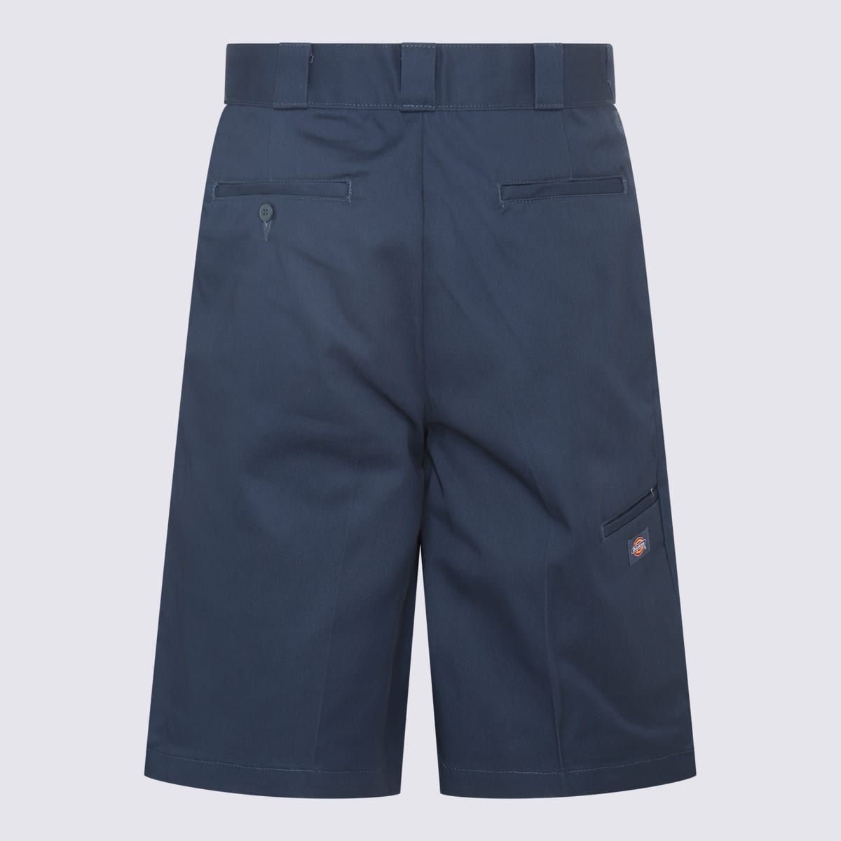 Air Force Blue Cotton Blend Shorts