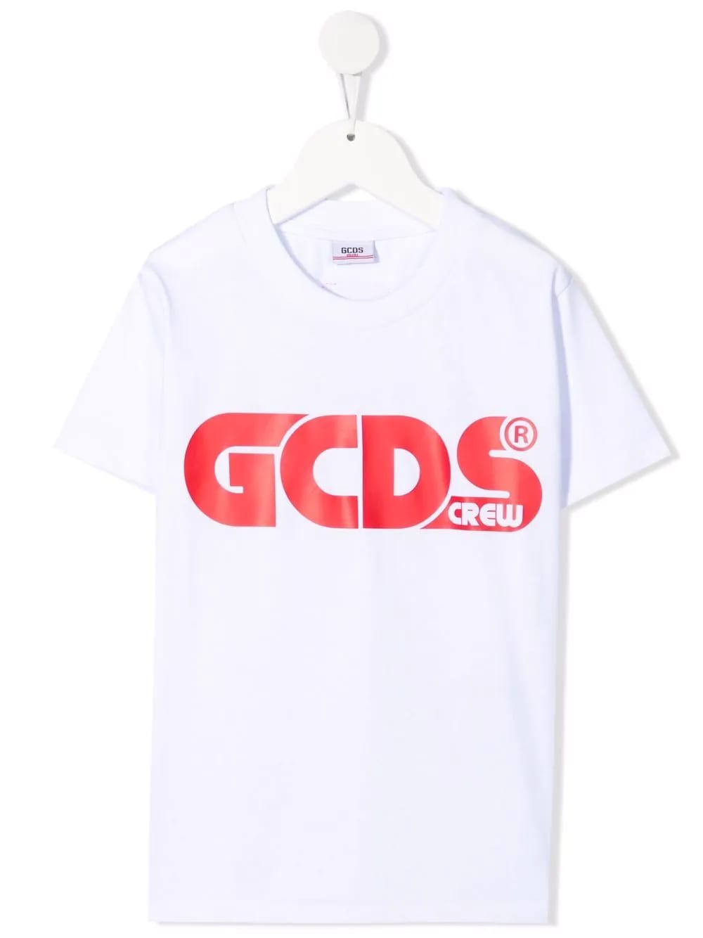 GCDS Mini Kids White T-shirt With Red Logo