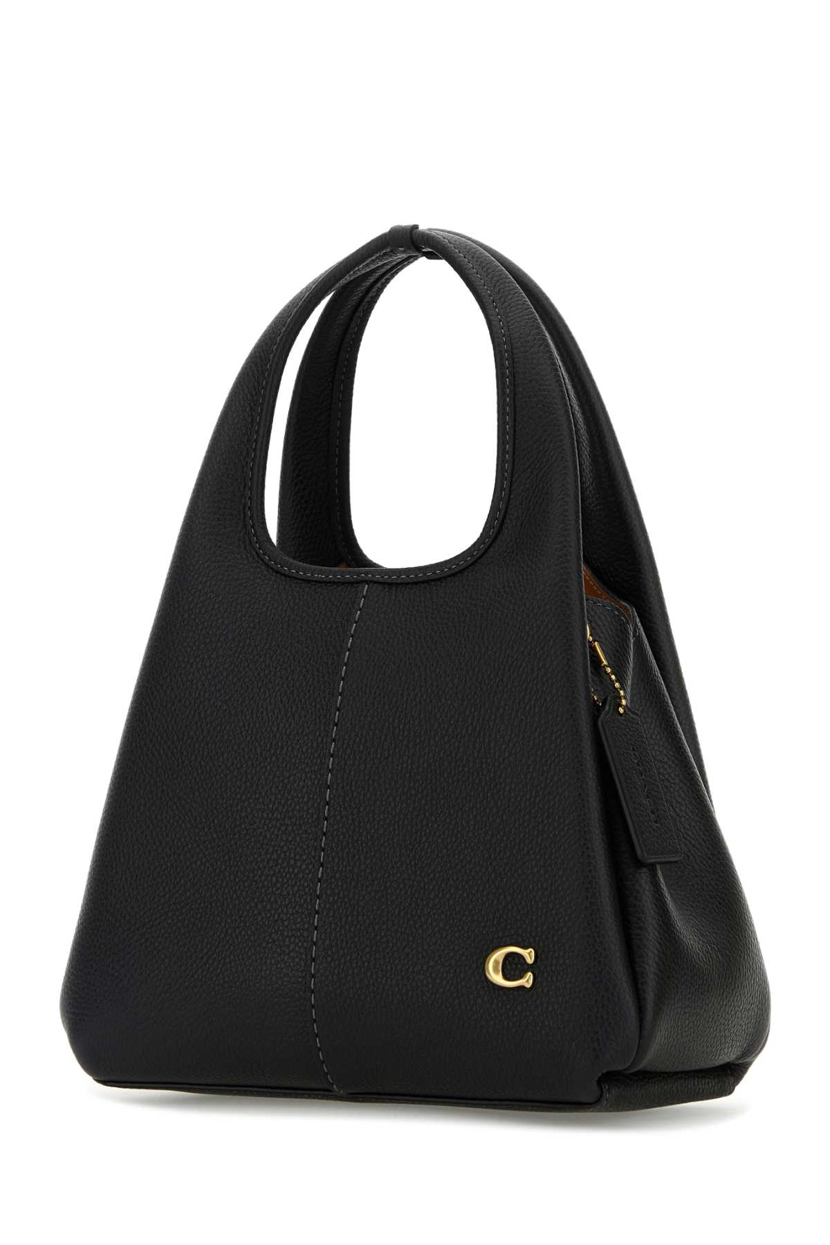 Coach Black Leather Lana Handbag In B4black