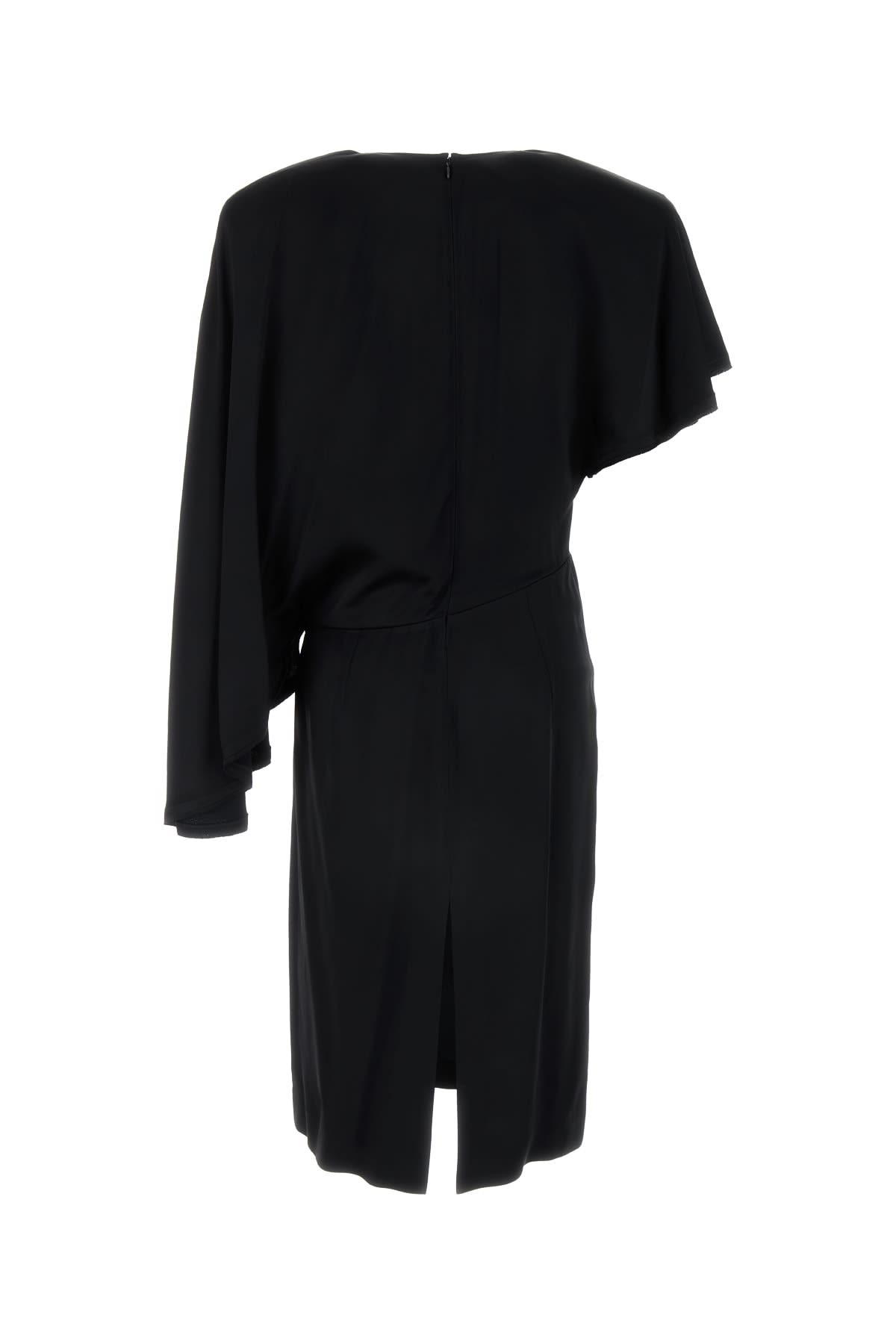 Shop Stella Mccartney Draped Dress In Black