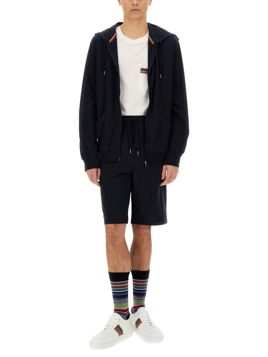 Shop Paul Smith Hoodie In Blue