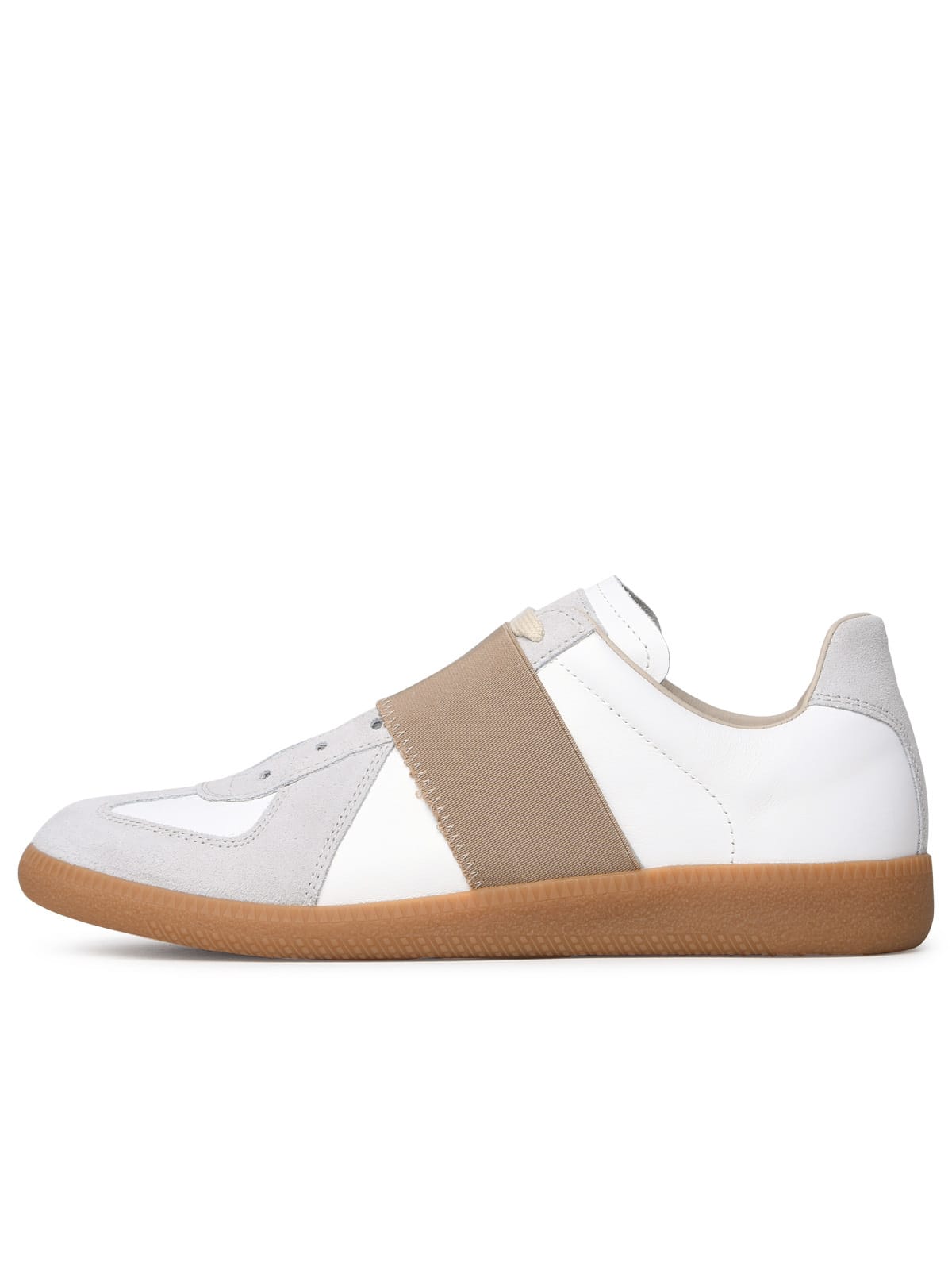 Shop Maison Margiela Logo Patched Sneakers In Ha332