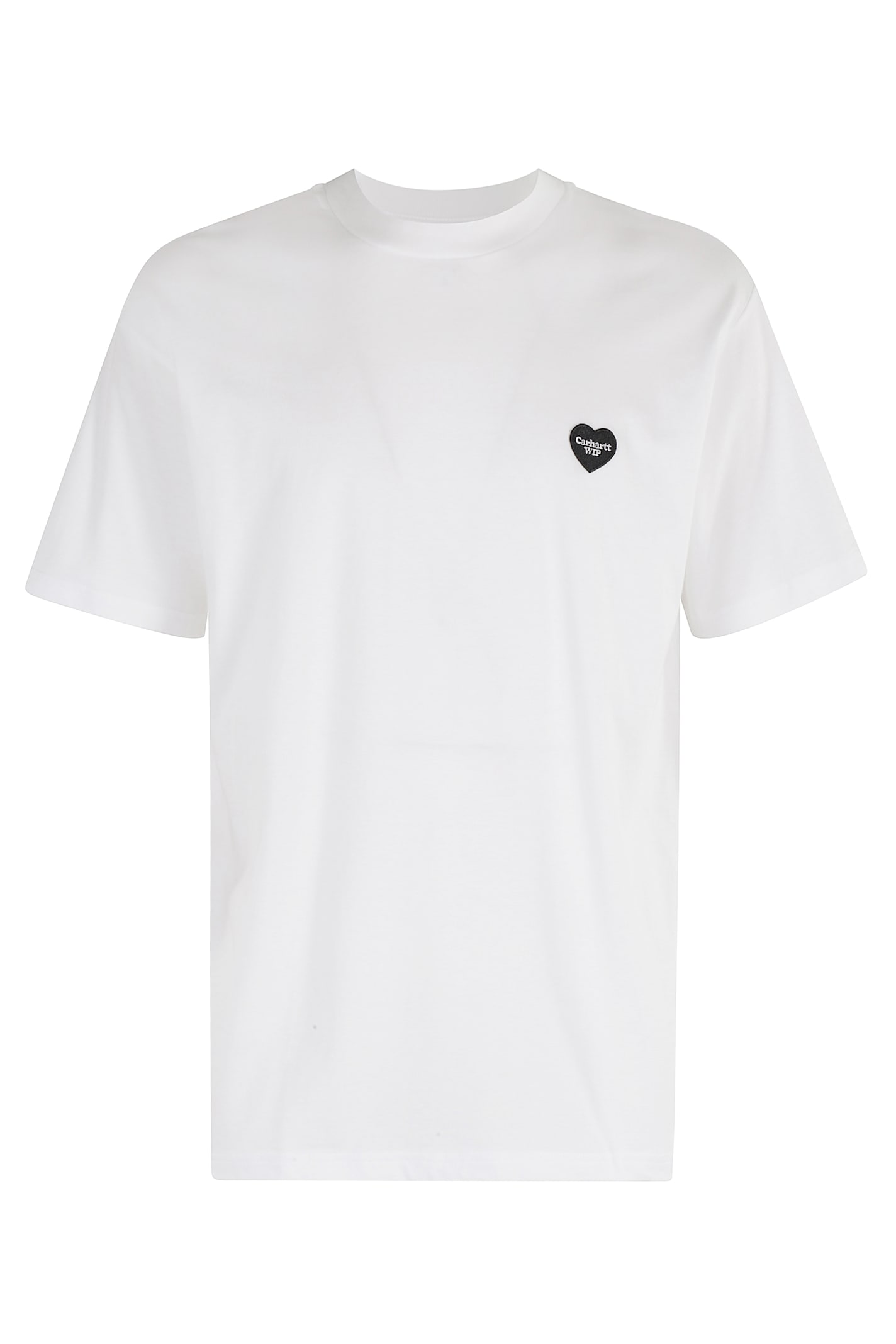 Carhartt Short Sleeve Heart 2 Hartt T Shirt White In White