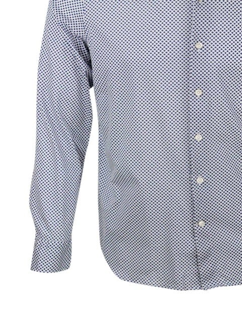 Sonrisa Camisa - Blanco In Bianco - Blu