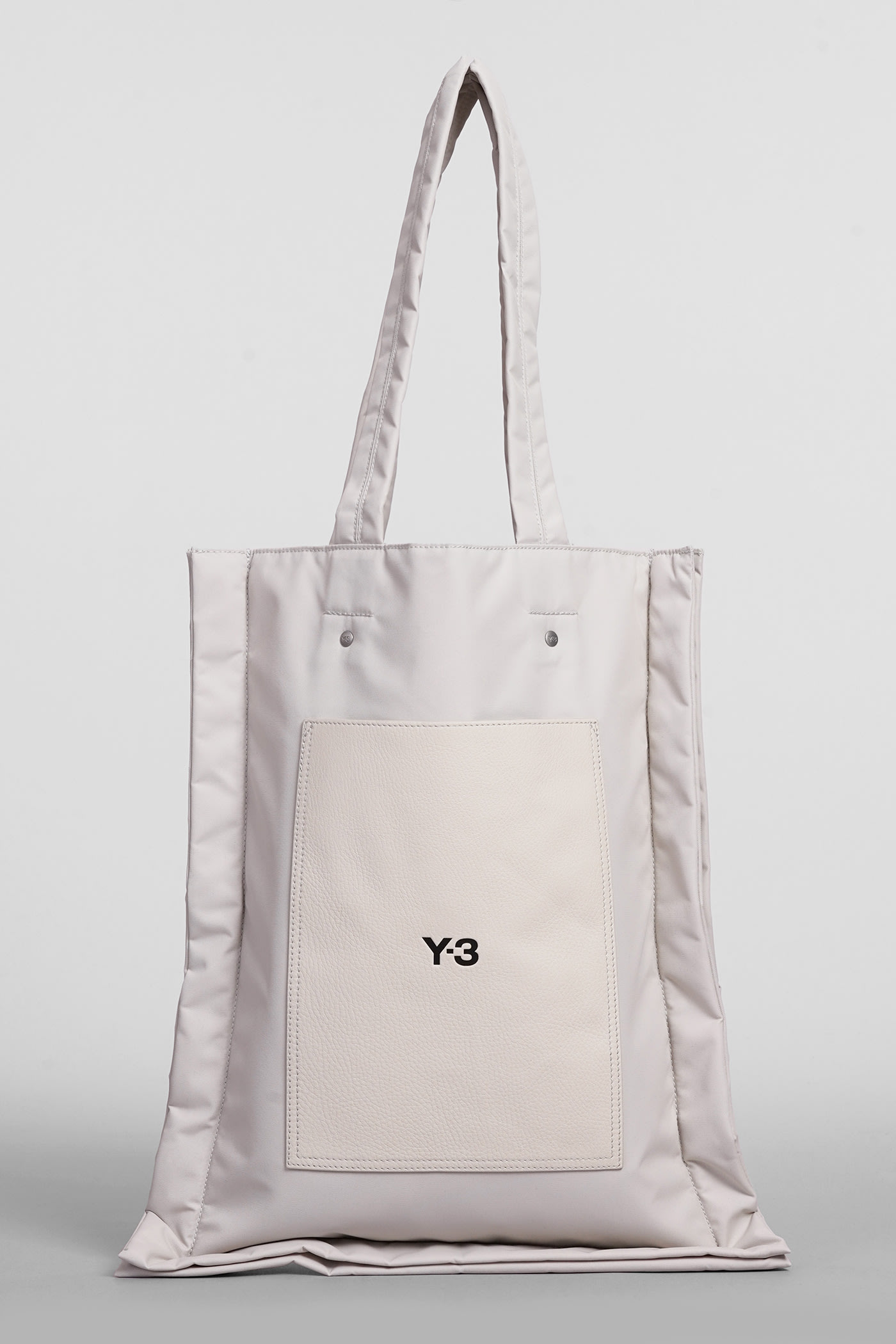 Shop Y-3 Tote In Grey Polyamide