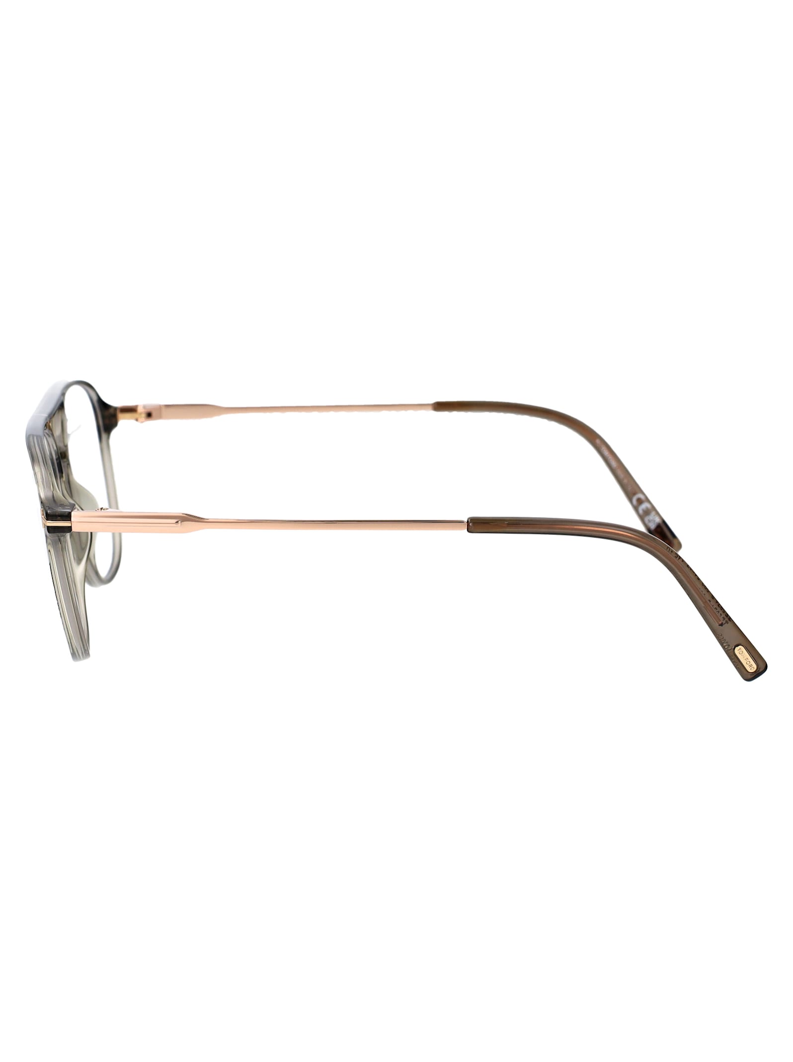 Tom Ford Ft5874-b Glasses In 093 Verde Chiaro Luc