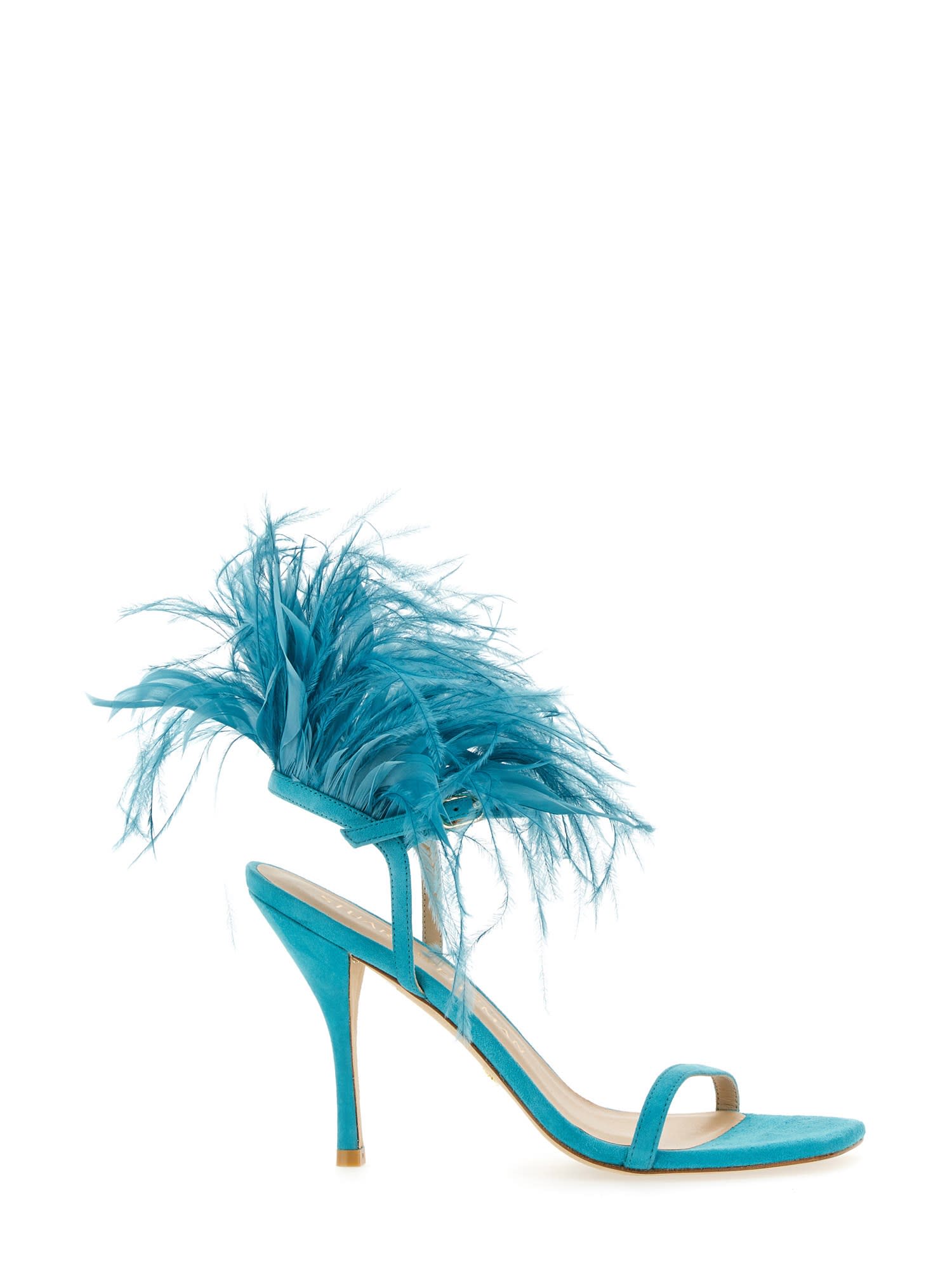 STUART WEITZMAN SANDAL PLUME 100