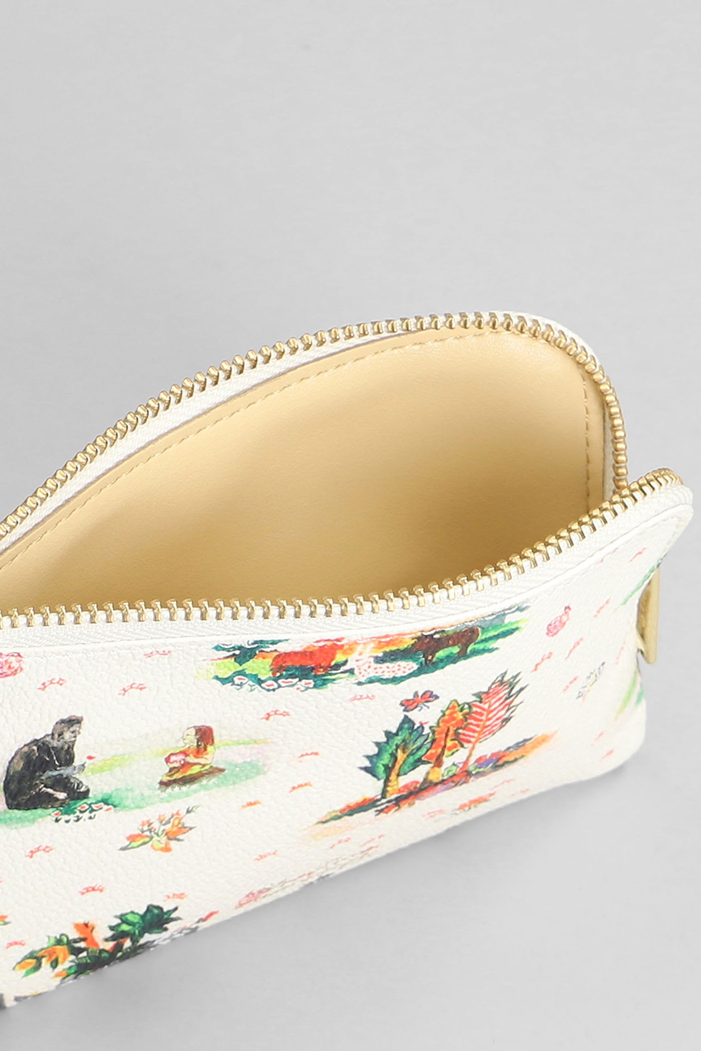 Undercover Wallet In White Pvc