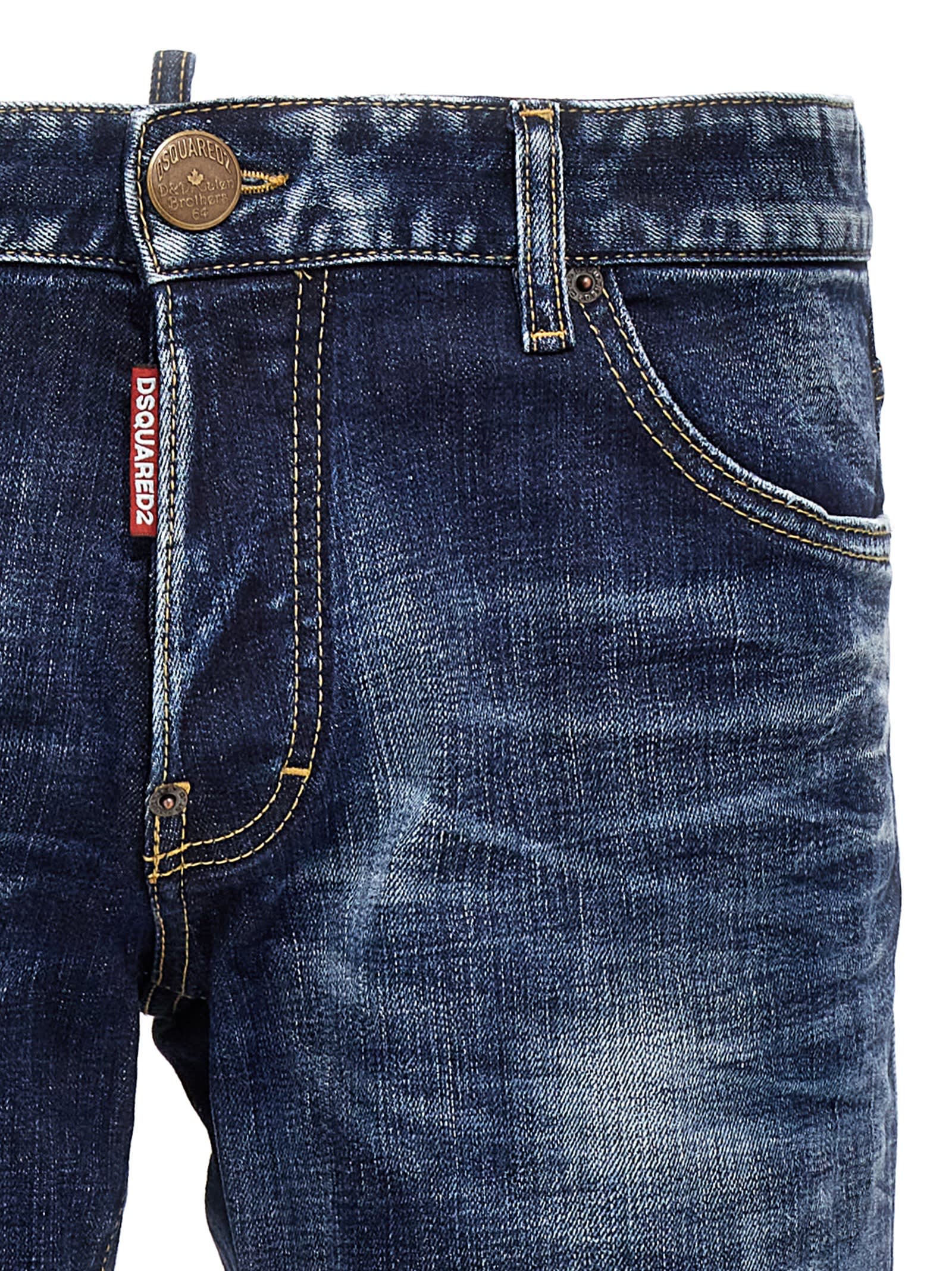 Shop Dsquared2 Slim Jeans In Blue