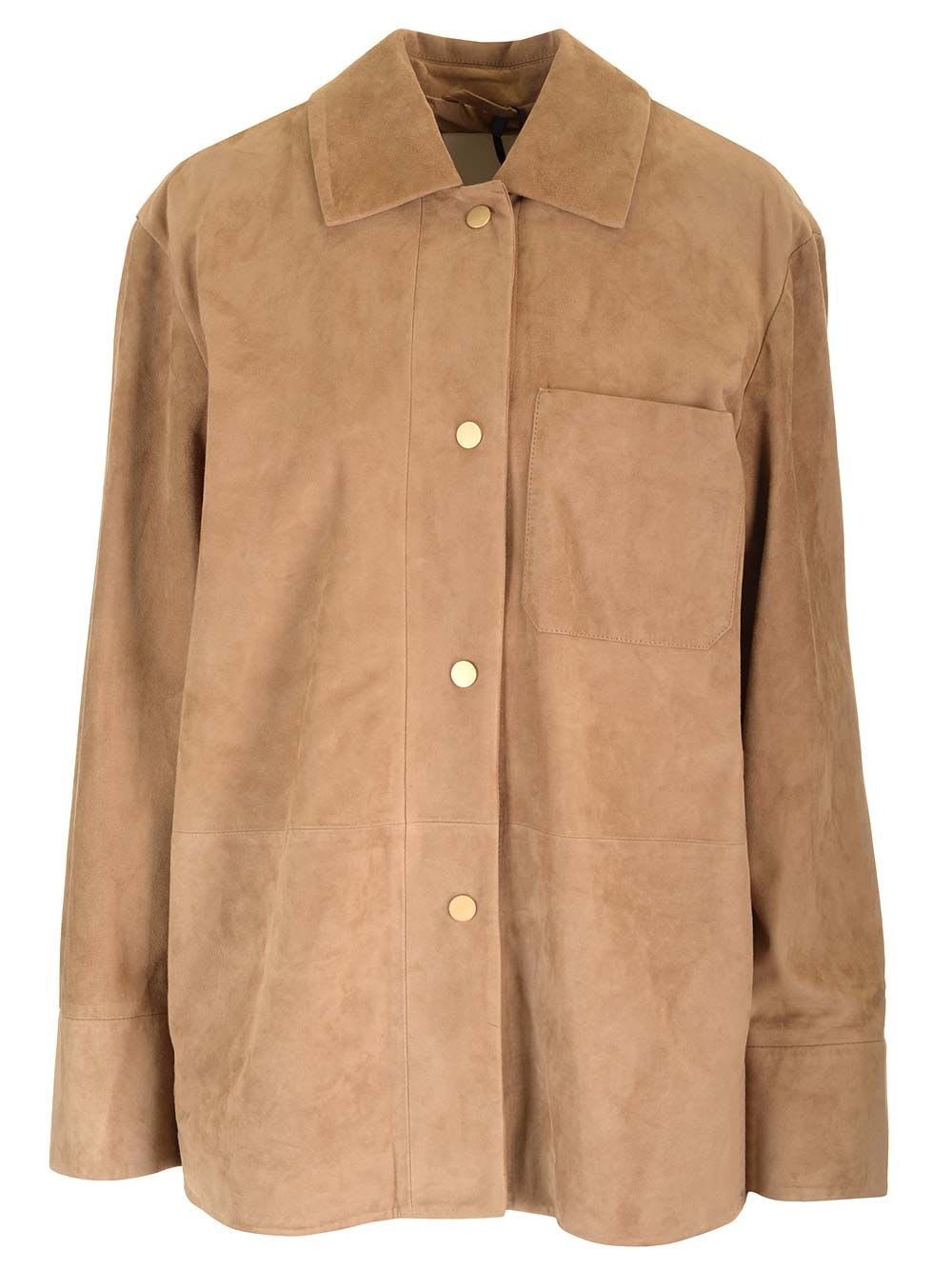 'S MAX MARA FRESIA SUEDE OVERSHIRT