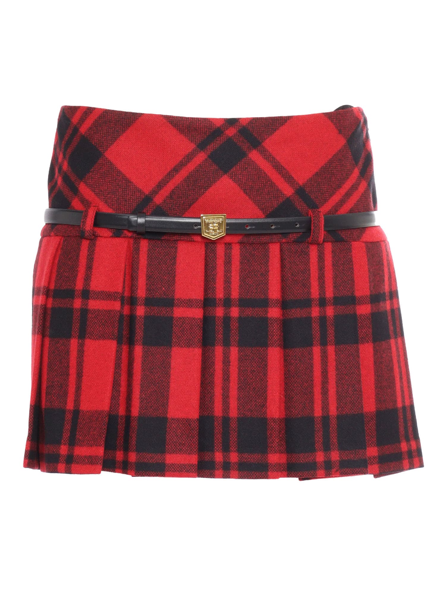 Shop Elisabetta Franchi Skirt In Red