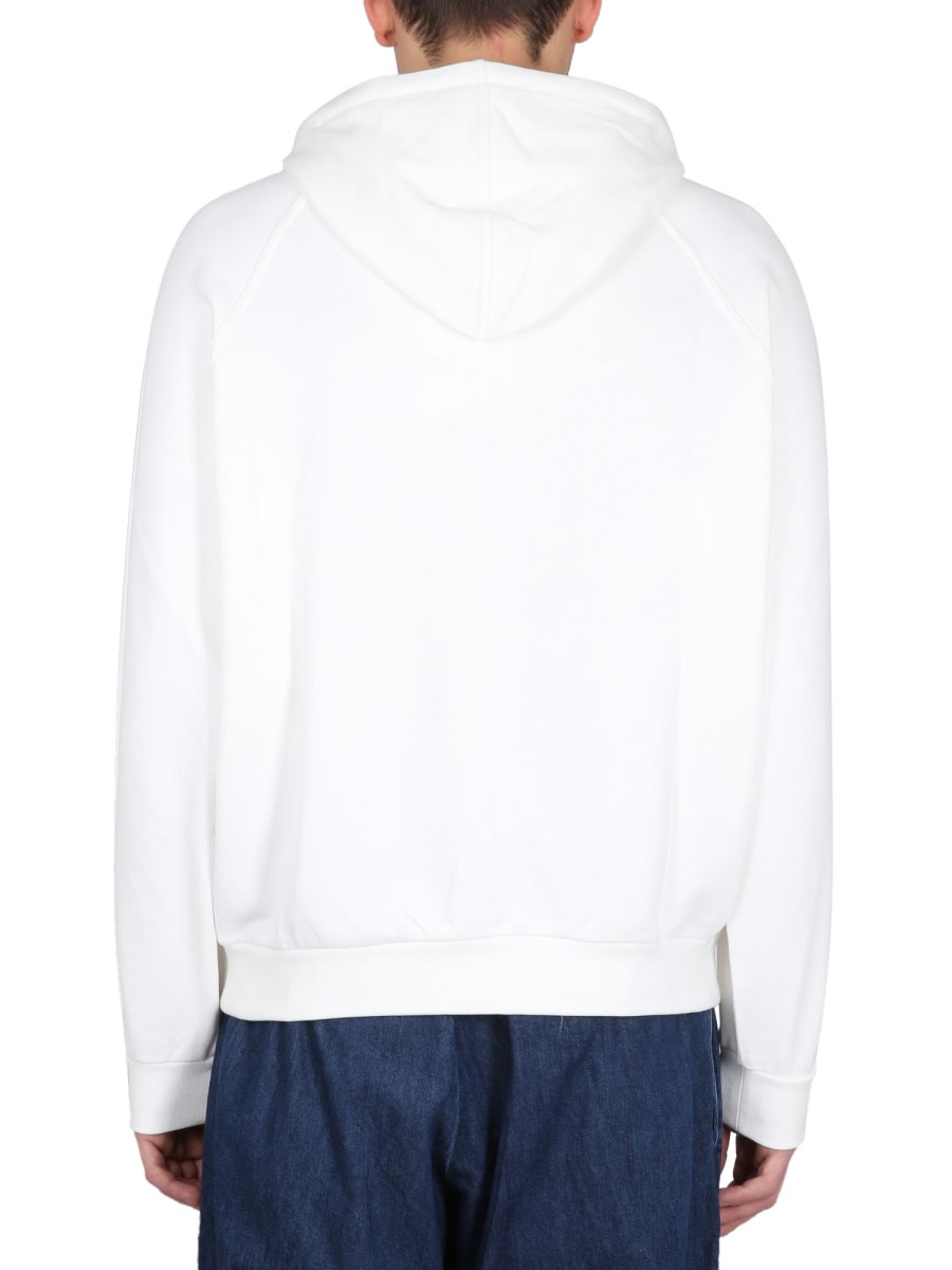 Sunnei Sweatshirt With Logo Embroidery In Beige