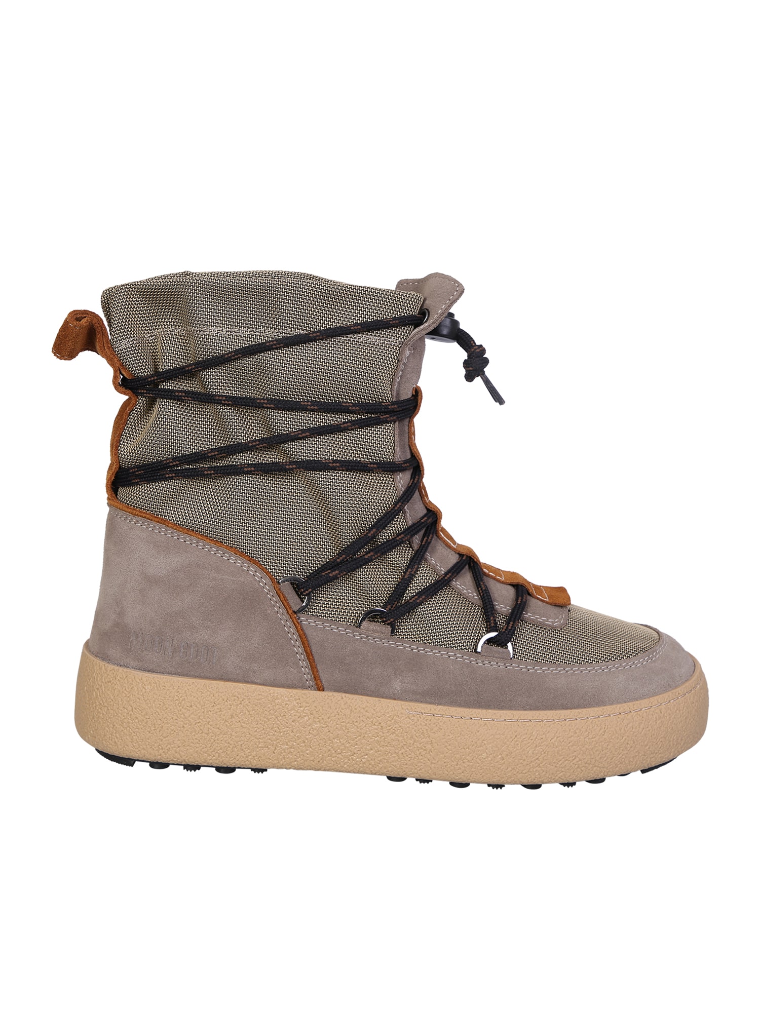 Shop Moon Boot Mtrack Citizen Ankle Boots In Beige