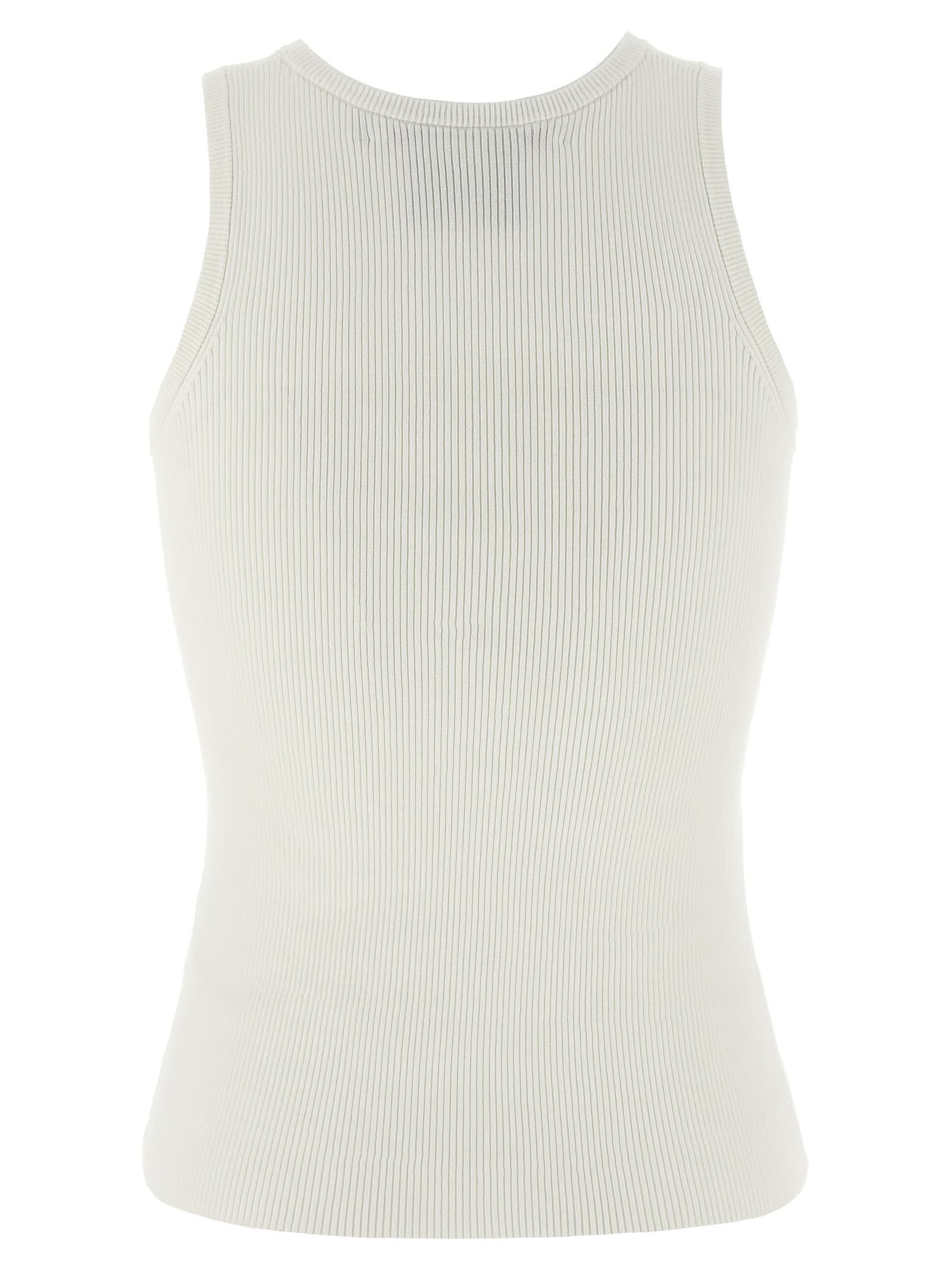Bernadette Marcel Ribbed Tank Top In White