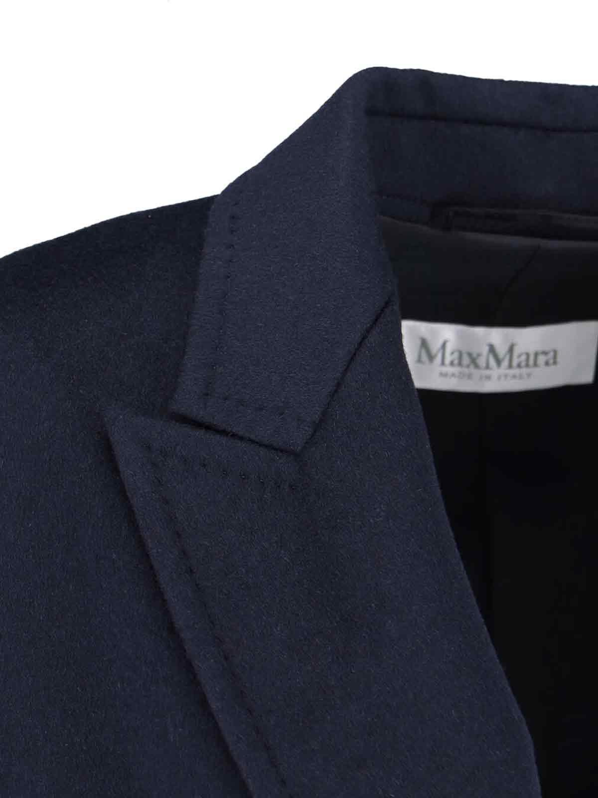 Max Mara Olimpia Double-breasted Blazer In Blue