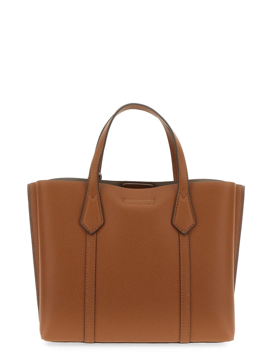 Shop Tory Burch Small Perry Tote Bag In Brown