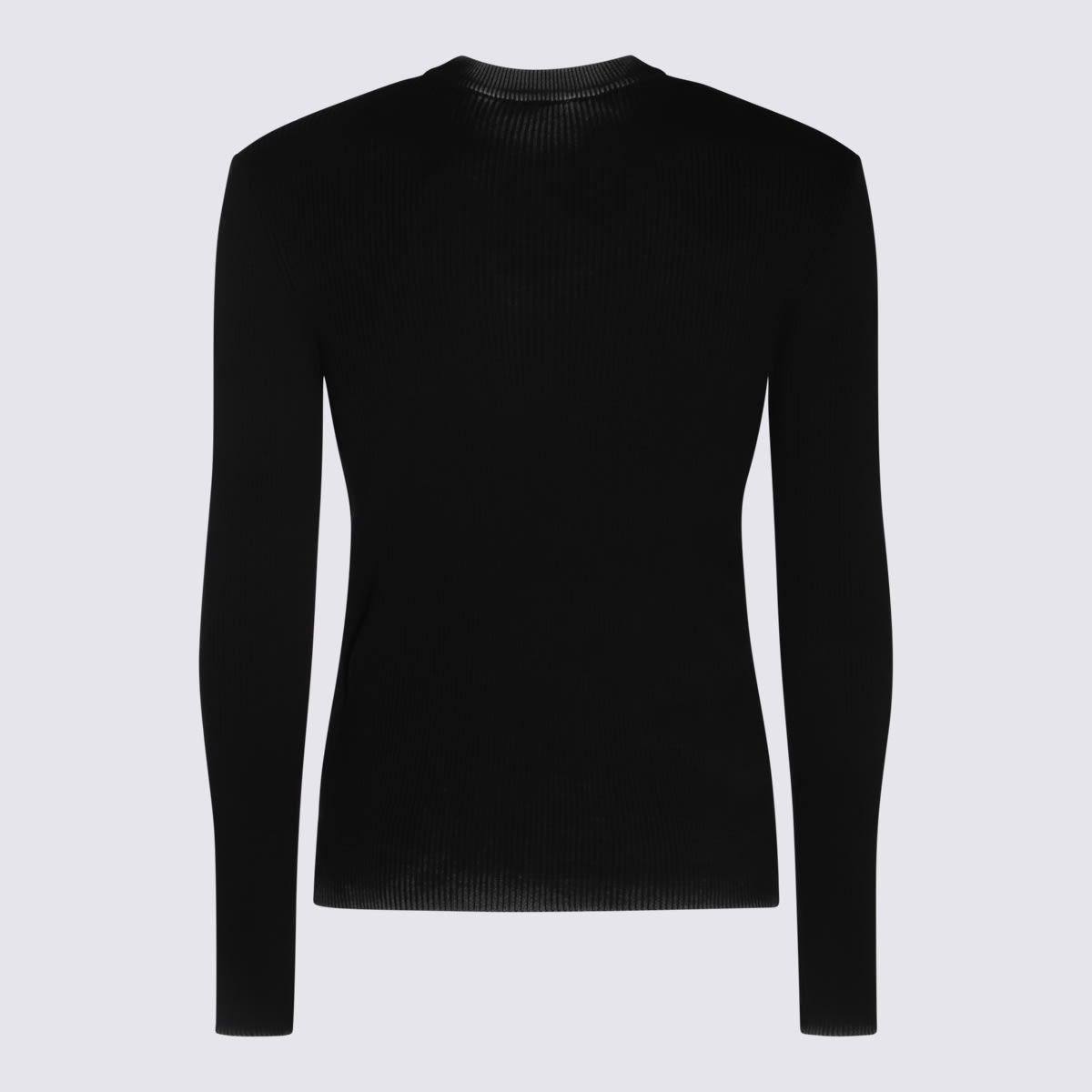 Shop Diesel Black Cotton Knitwear