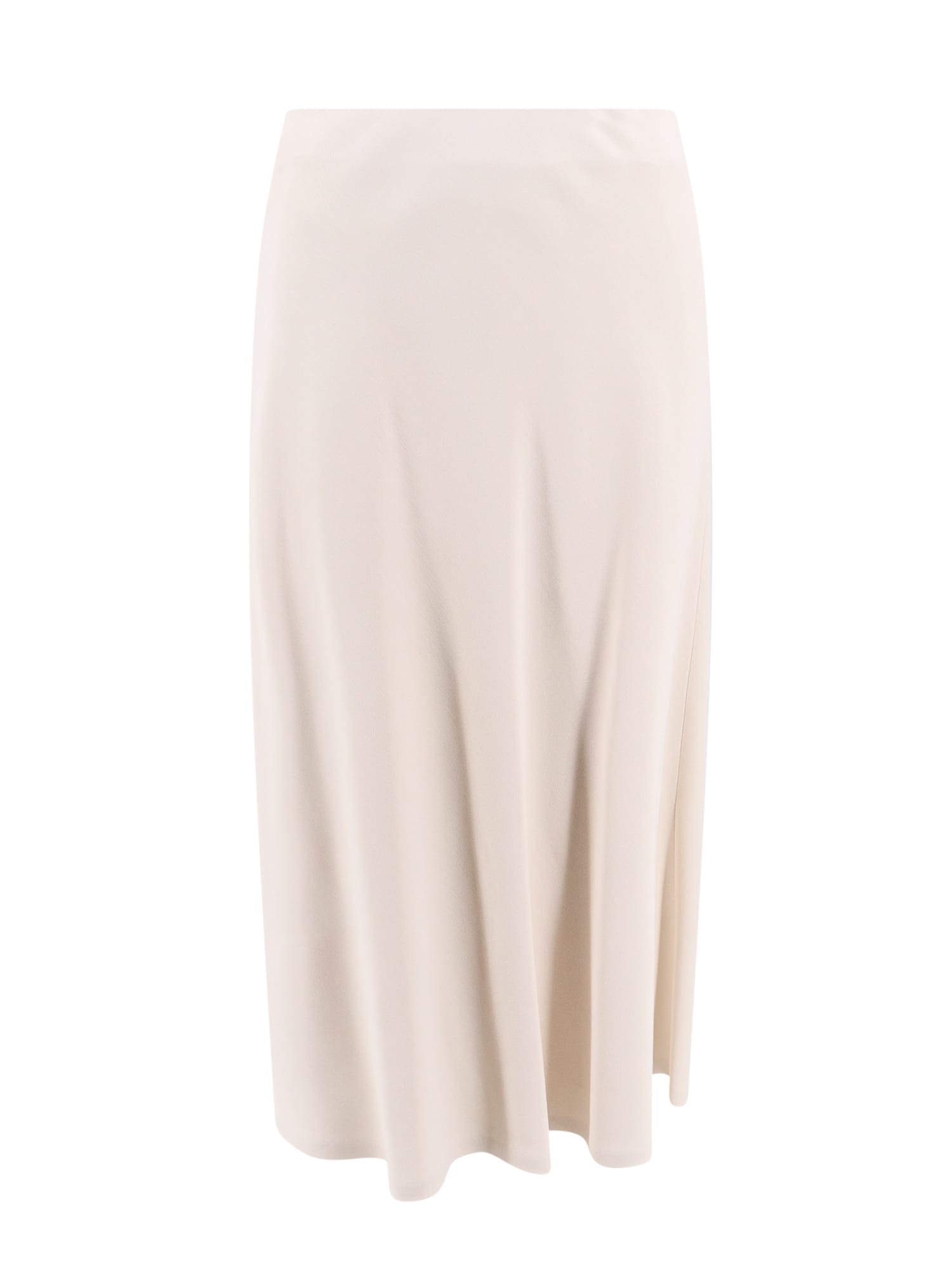 Shop Brunello Cucinelli Skirt In Beige