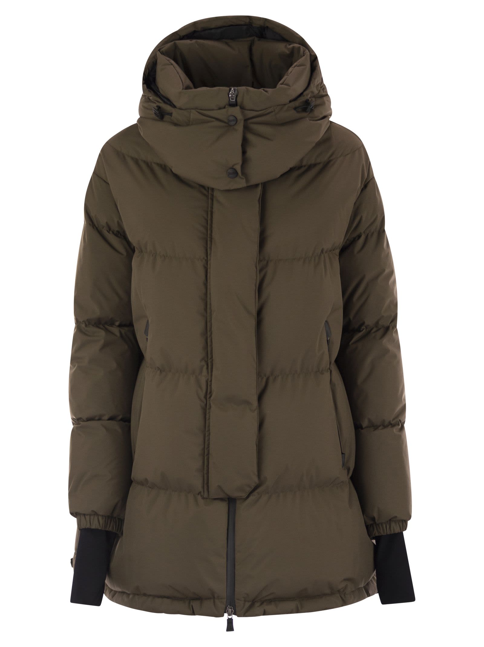 Medium 2-layer Hooded Down Jacket