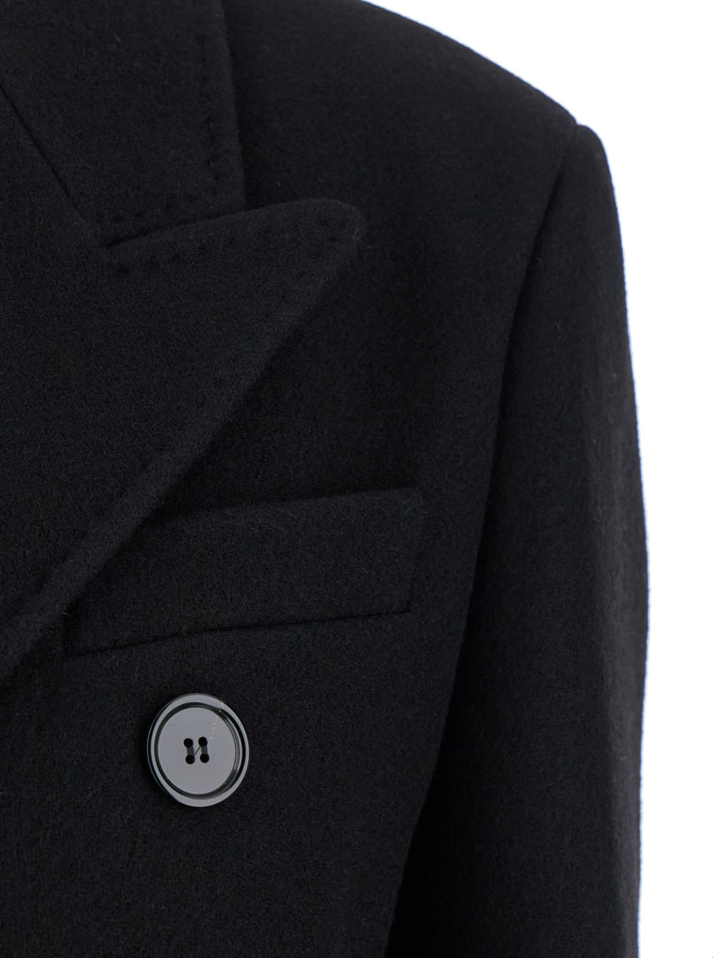 Ami Alexandre Mattiussi Ami Paris Coats In Black
