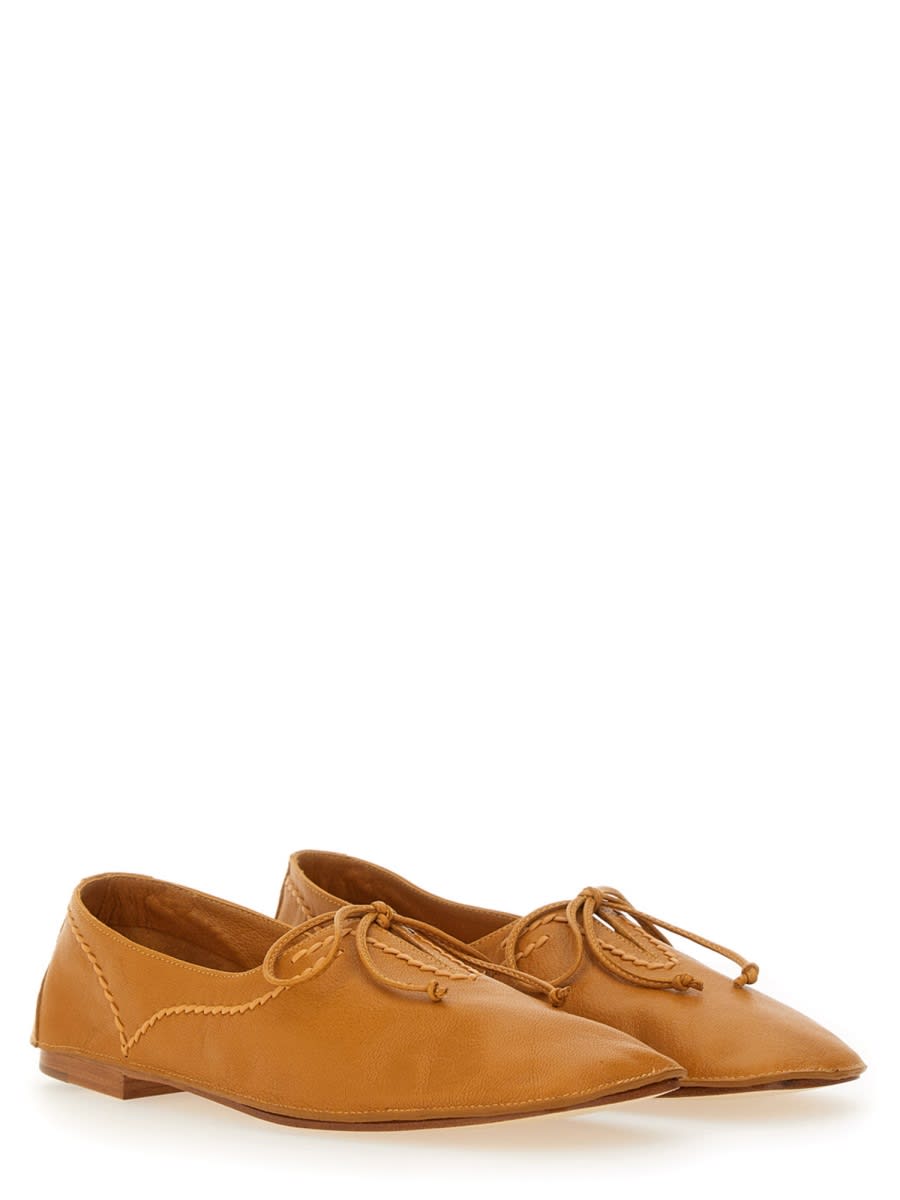 Shop Hereu Moccasin Rassa In Buff
