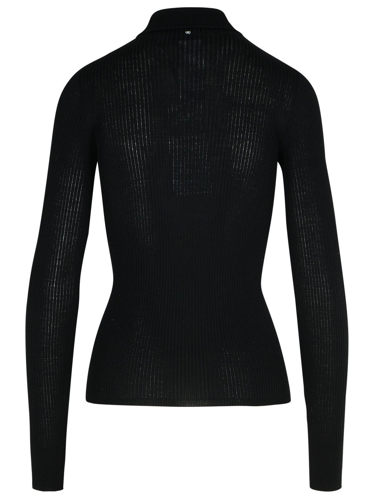 Shop Sportmax Turtleneck Long-sleeved Jumper In Black