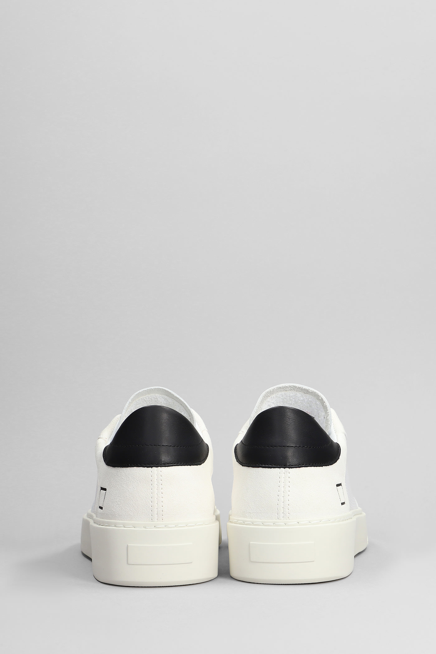 Shop Date Levante Dragon Sneakers In White Suede And Fabric