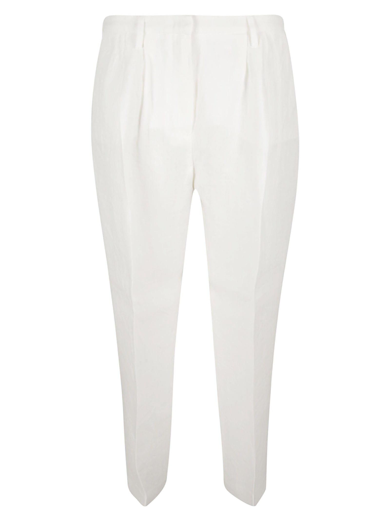 Fabiana Filippi Loose Fit Con Pince Trousers In Feather