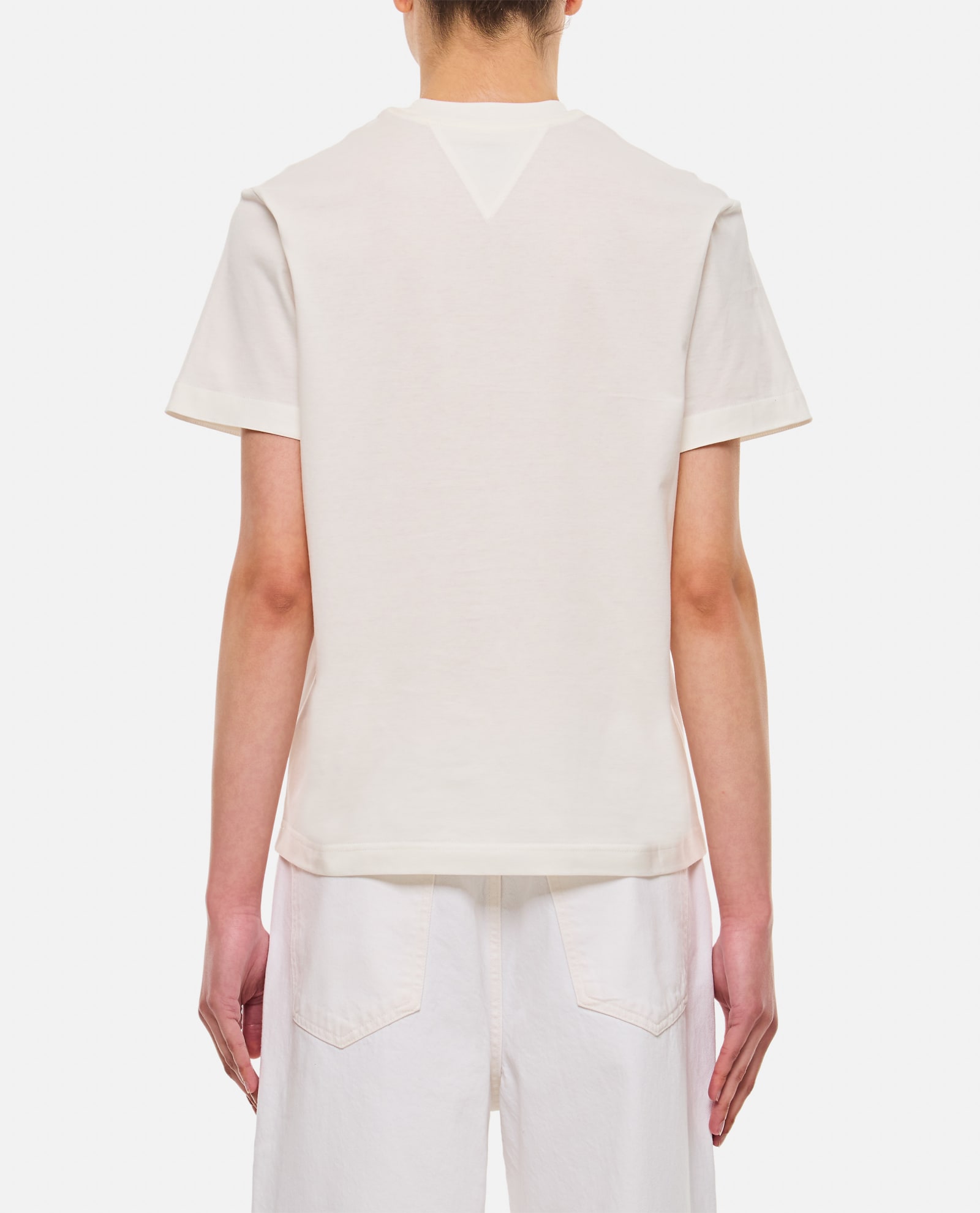 Shop Bottega Veneta Light Cotton Jersey T-shirt In White