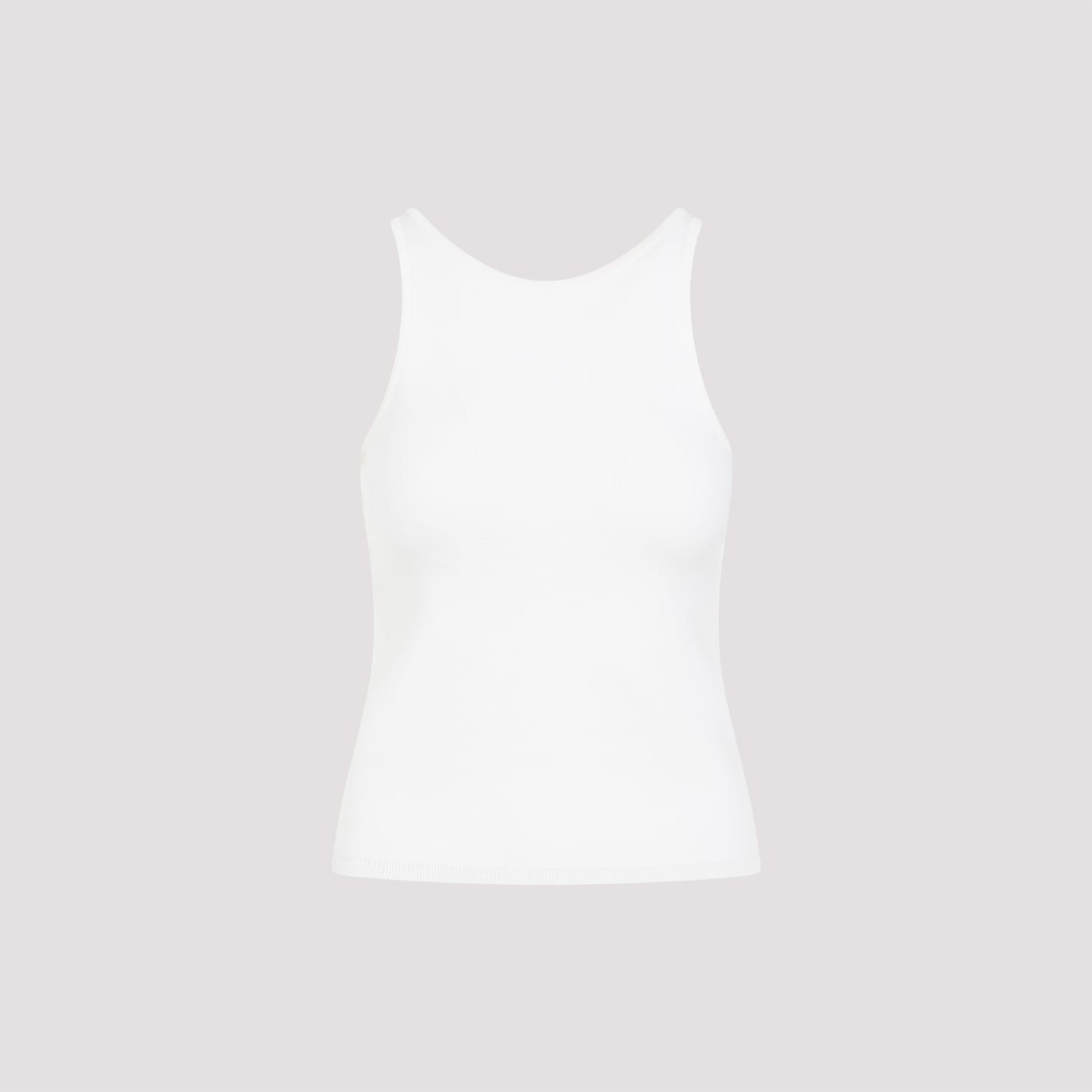 Shop Max Mara Alfeo Tank Top In Bianco