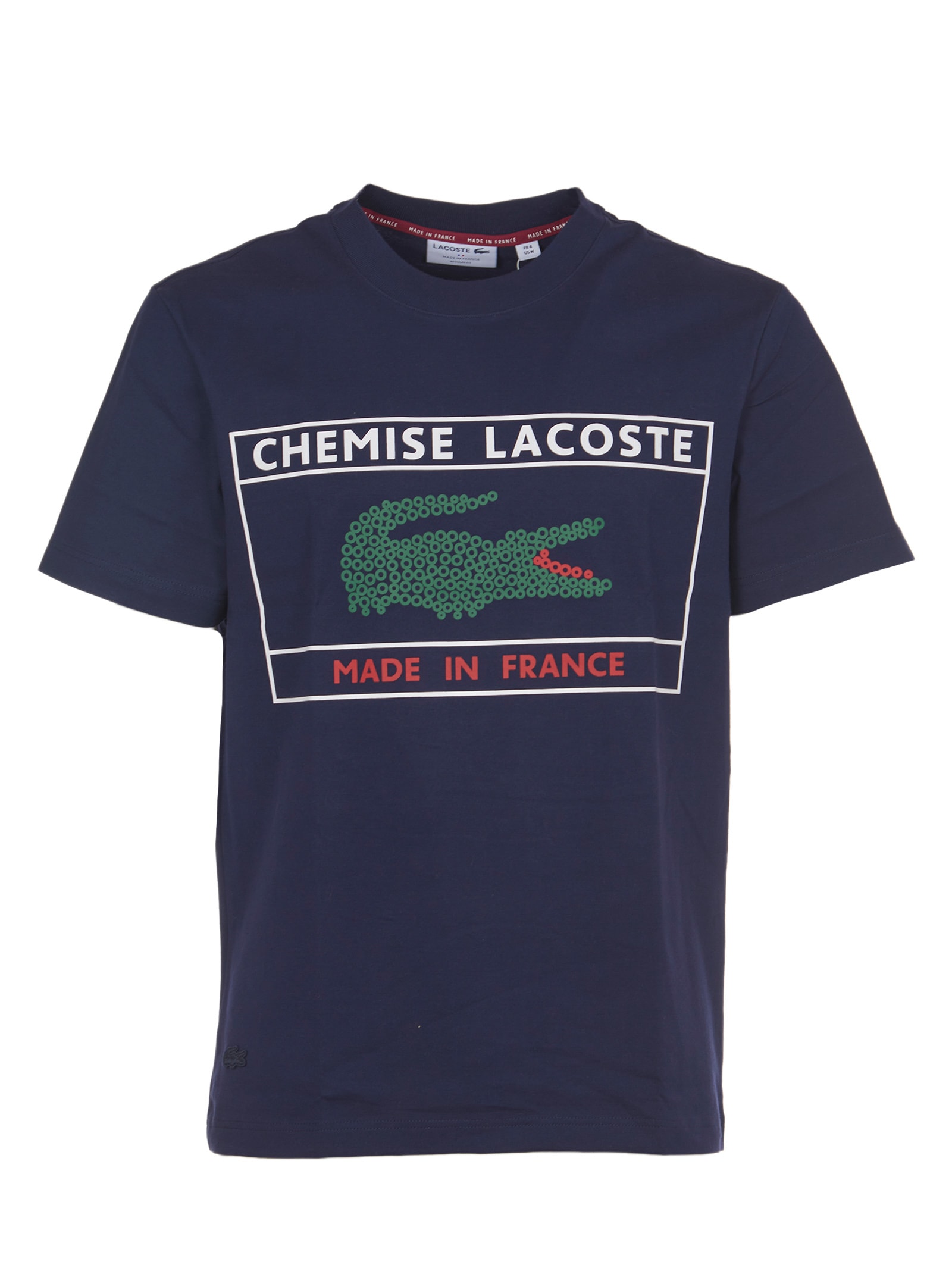 Lacoste Blue T-shirt With Maxi Logo