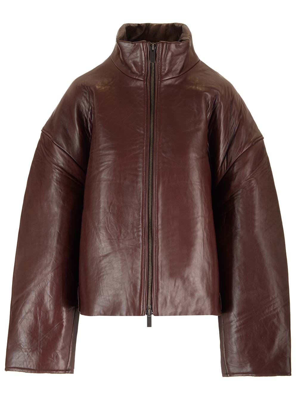 Burgundy Leather Jacket