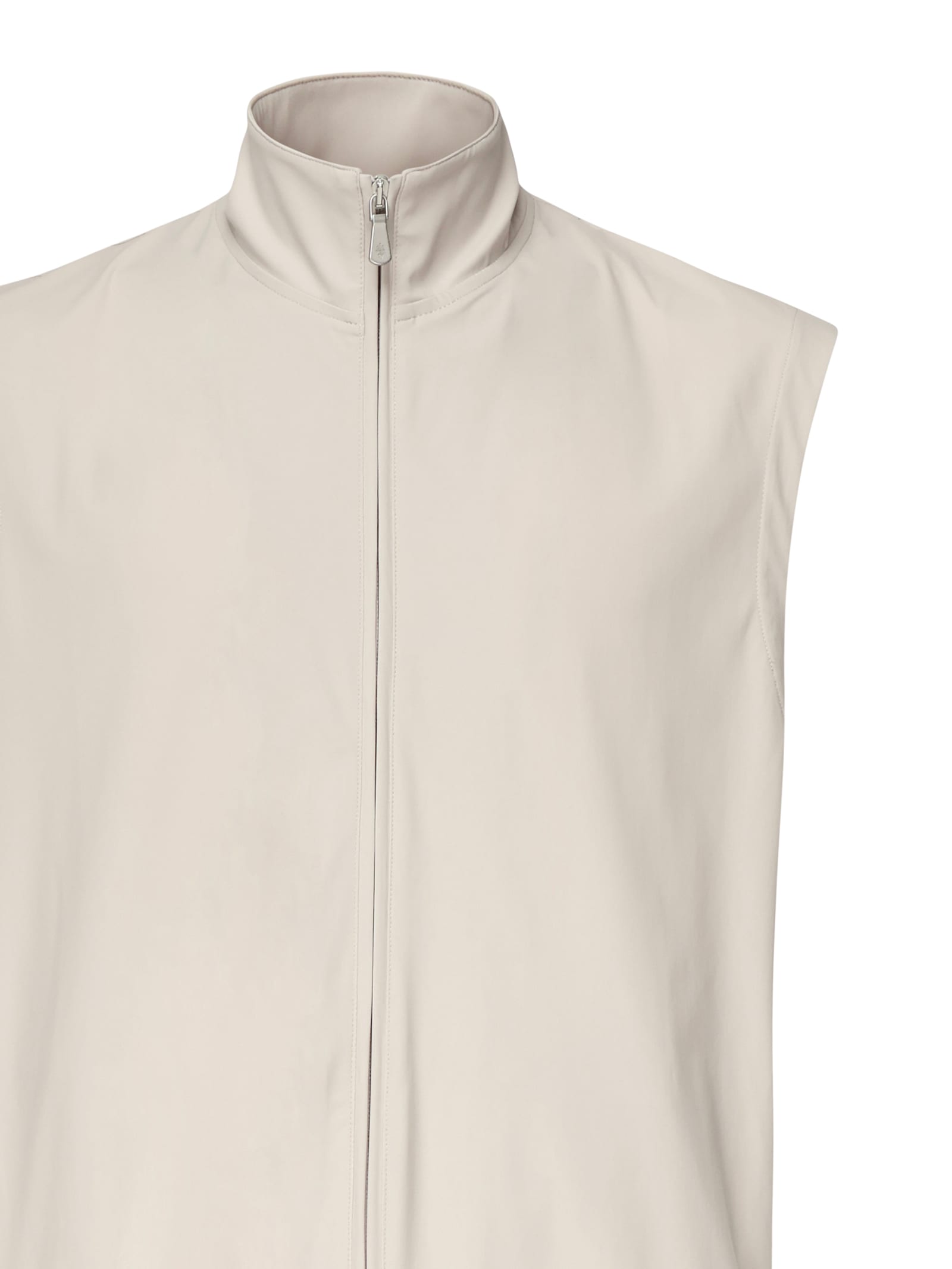 Shop Eleventy Zipper Vest In White