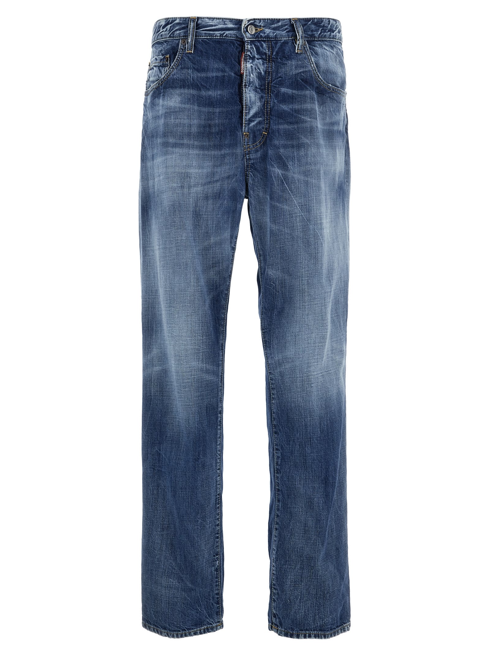 Shop Dsquared2 642 Jeans In Light Blue