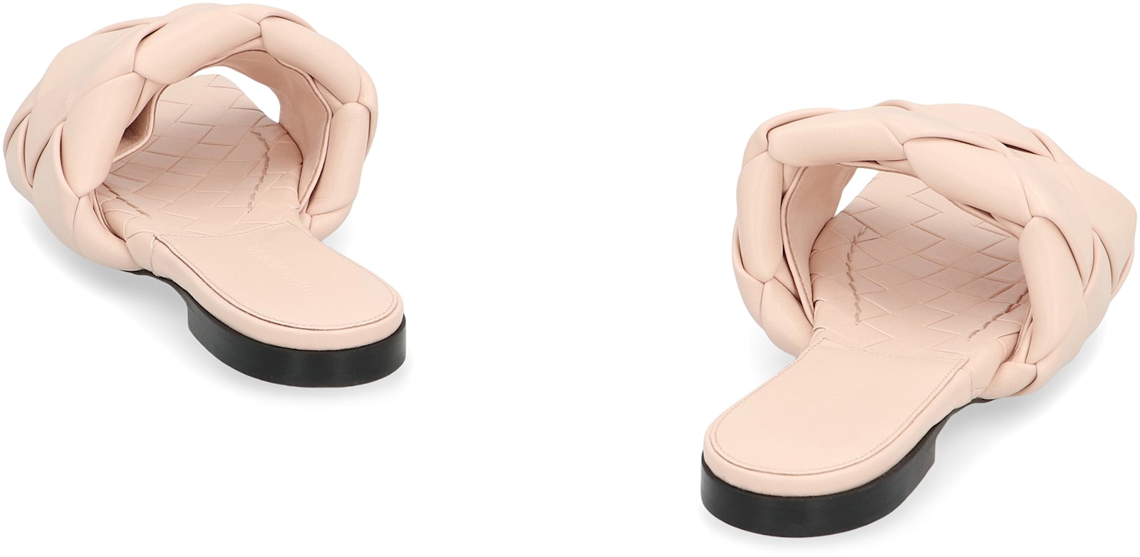 Bottega Veneta The Lido Leather Flat Sandals