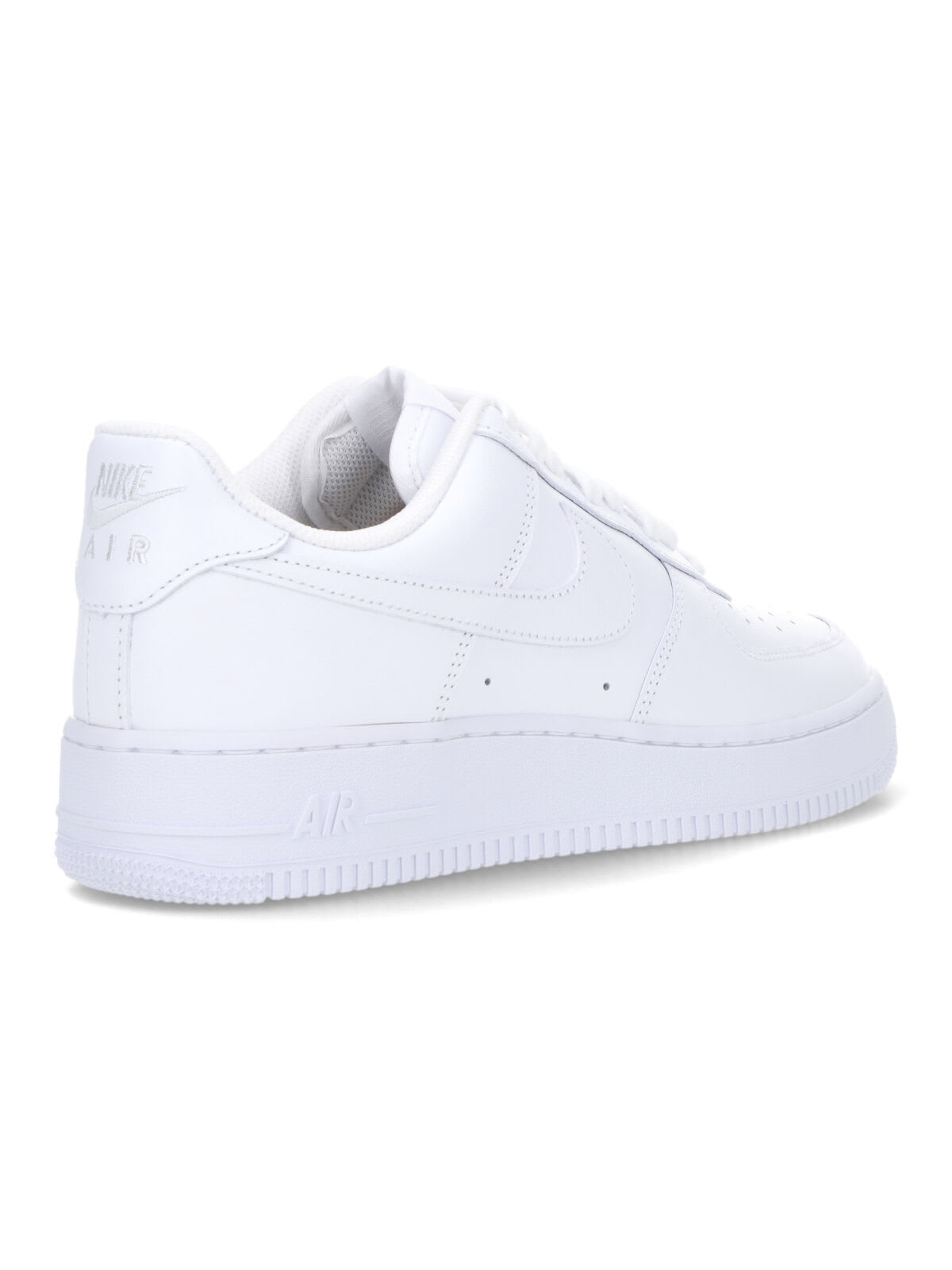 Nike Air Force 1 Low Retro Premium Leather Sneakers In White