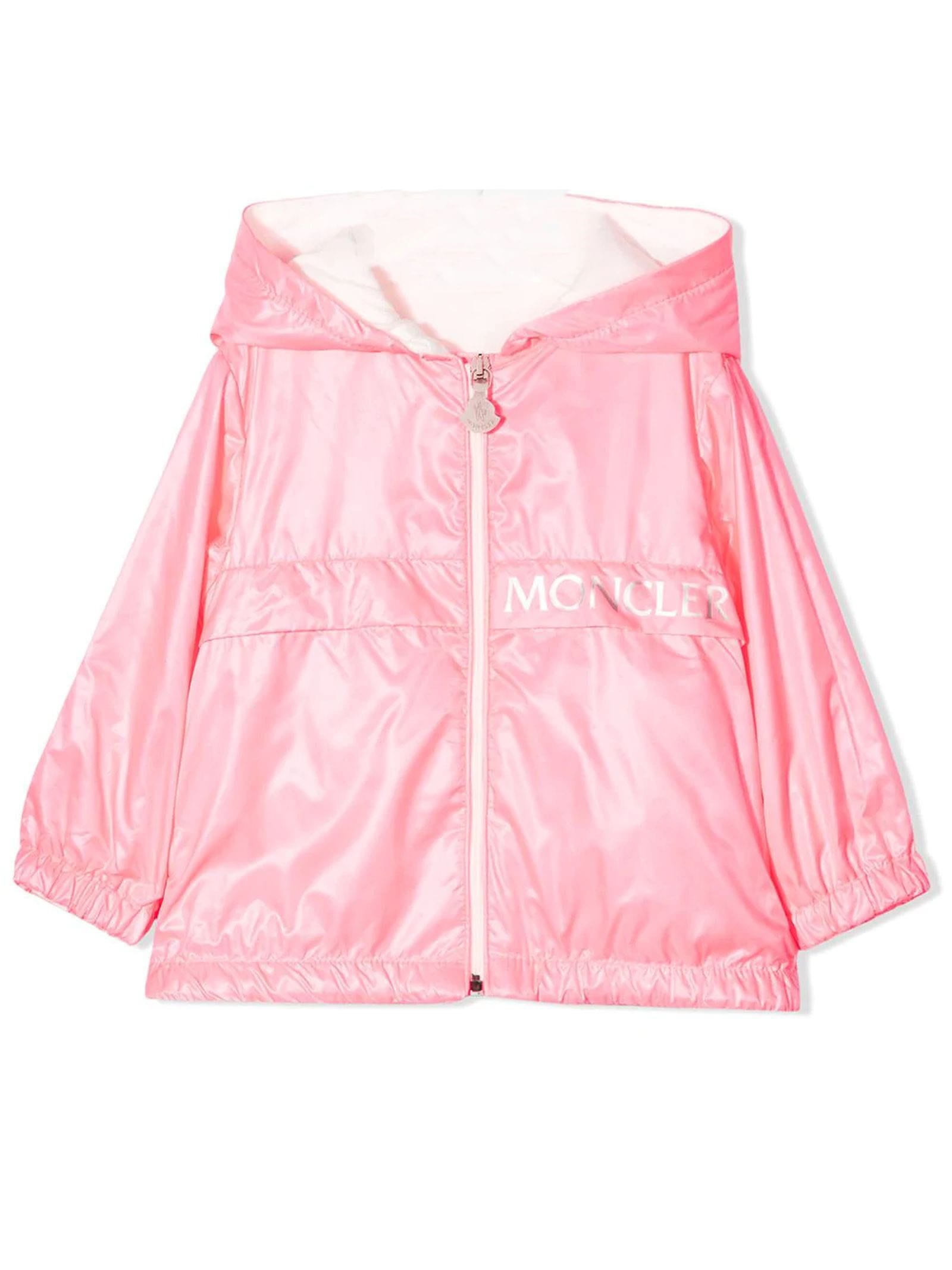 Moncler Pink Hooded Jacket