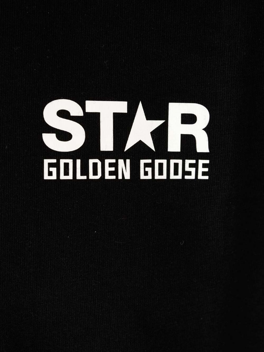 Shop Golden Goose Black T-shirt With Logo