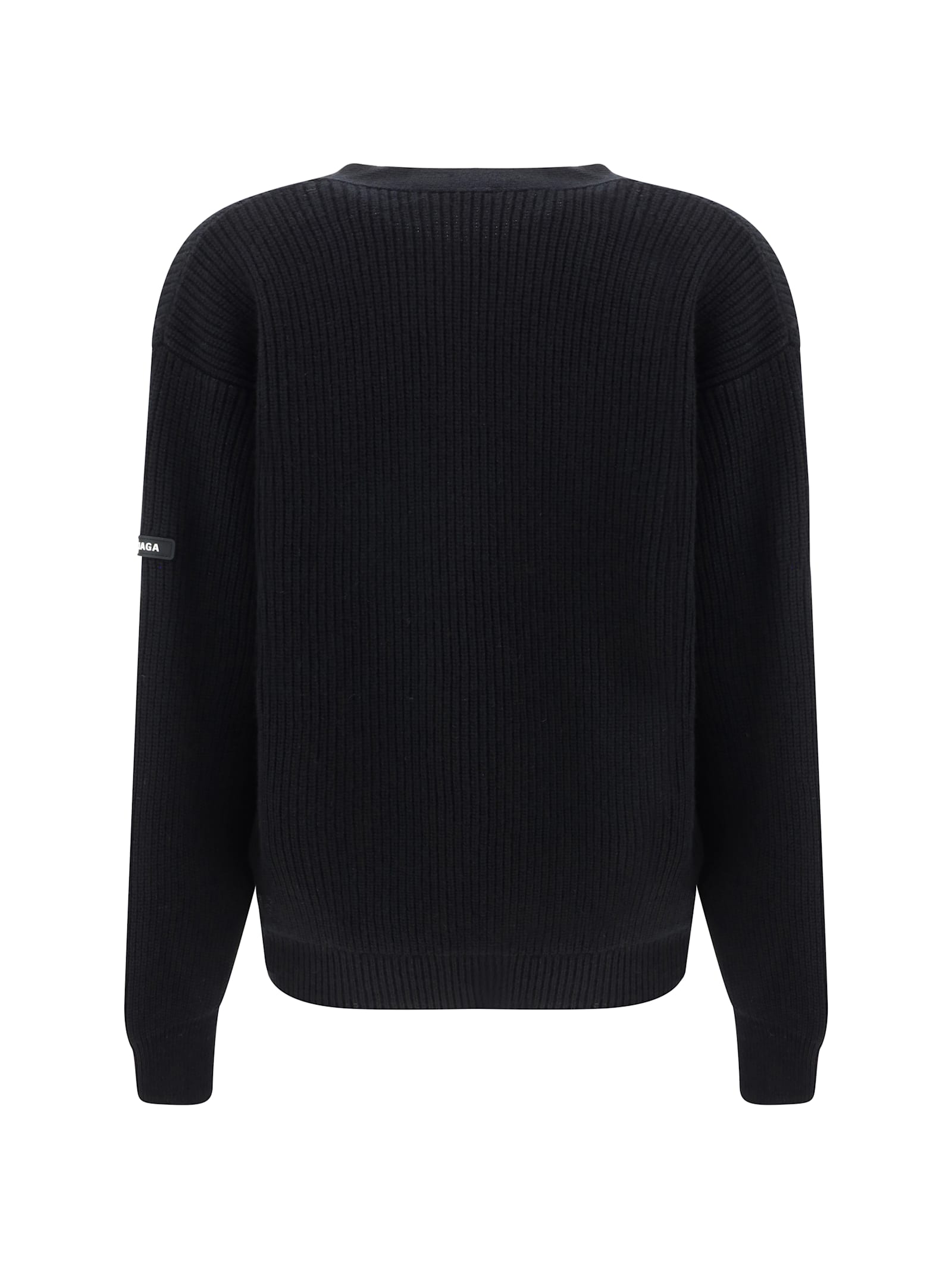 Shop Balenciaga Cardigan In Black