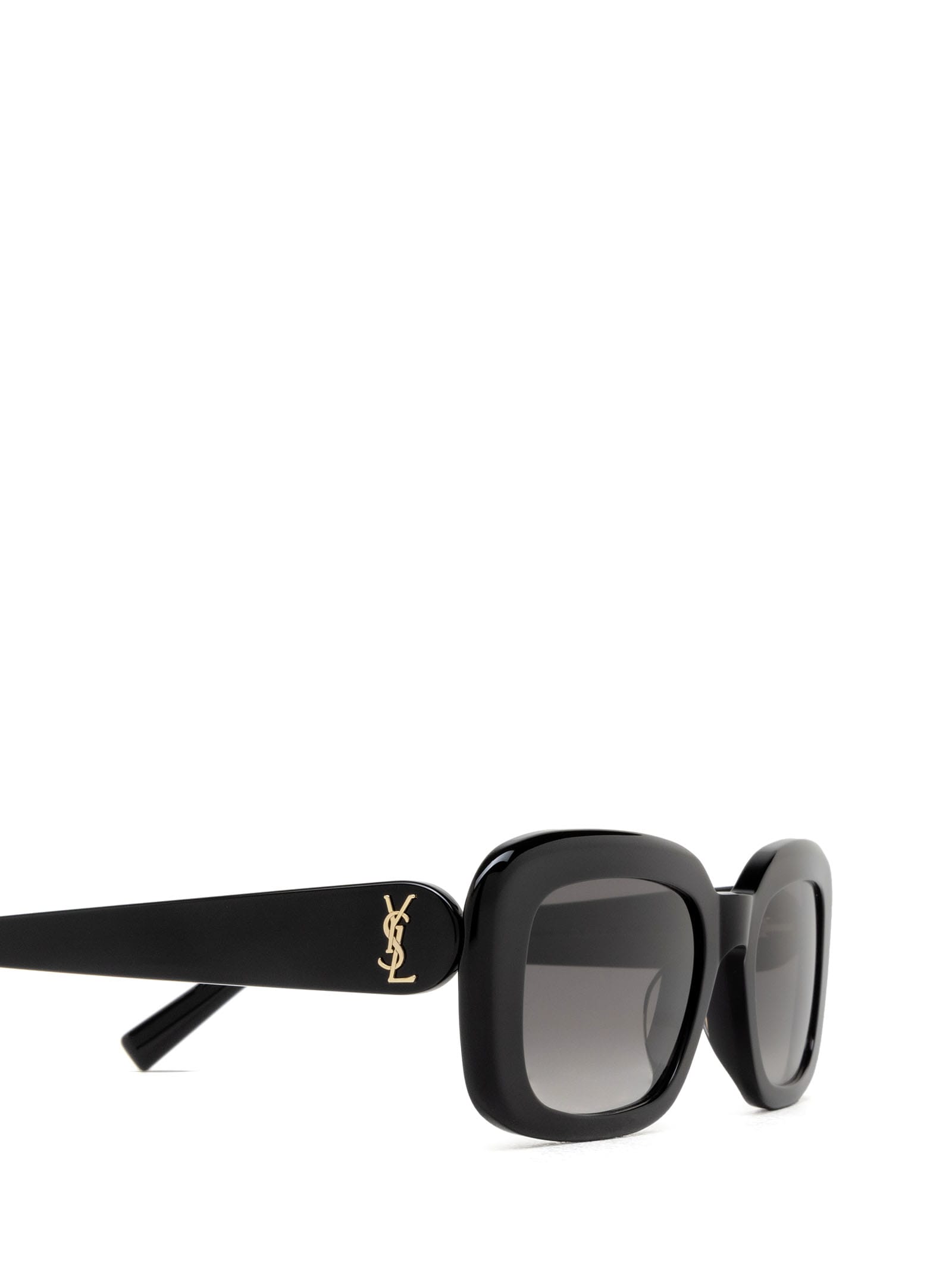 Shop Saint Laurent Sl M130 Black Sunglasses