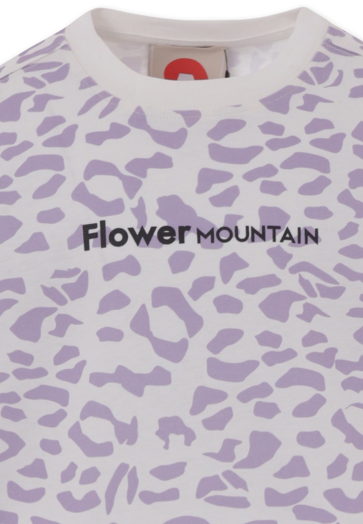 Flower Mountain Leopard-print T-shirt In White