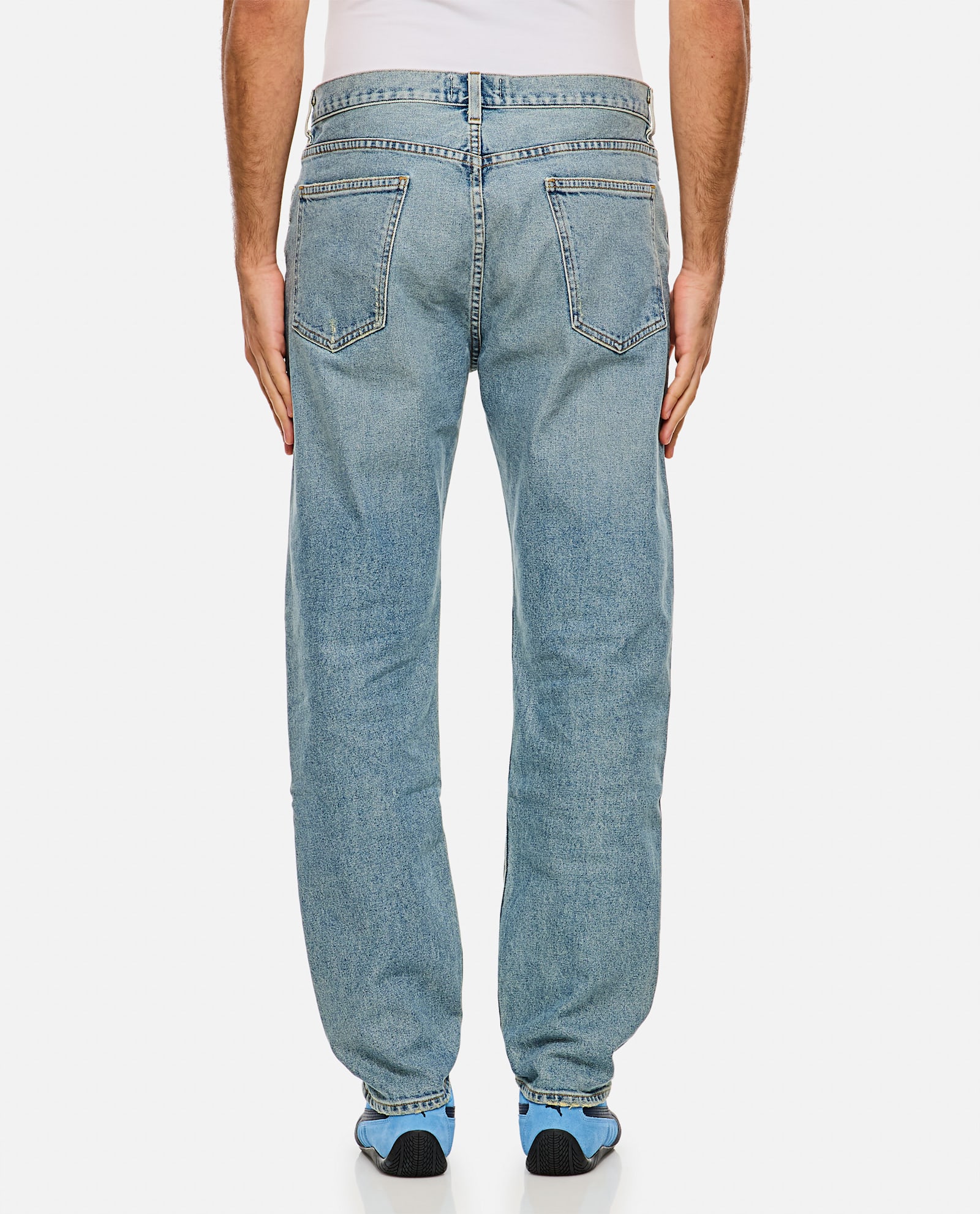 Agolde Curtis Mid-rise Tapered Jeans In Clear Blue