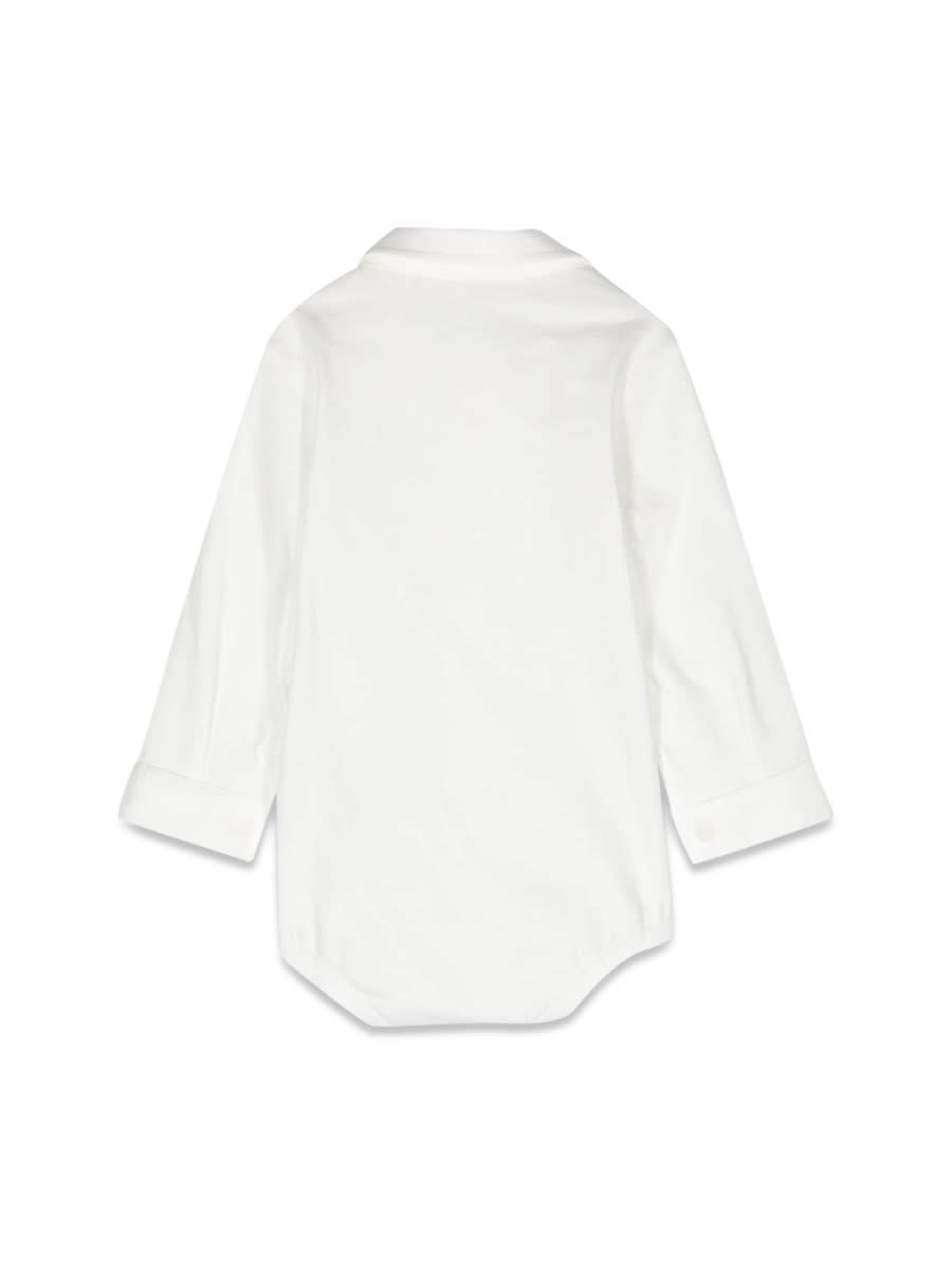 Shop Il Gufo Body Shirt In White