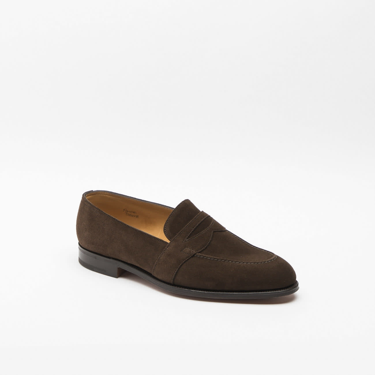 Fencote Dark Brown Suede Penny Loafer