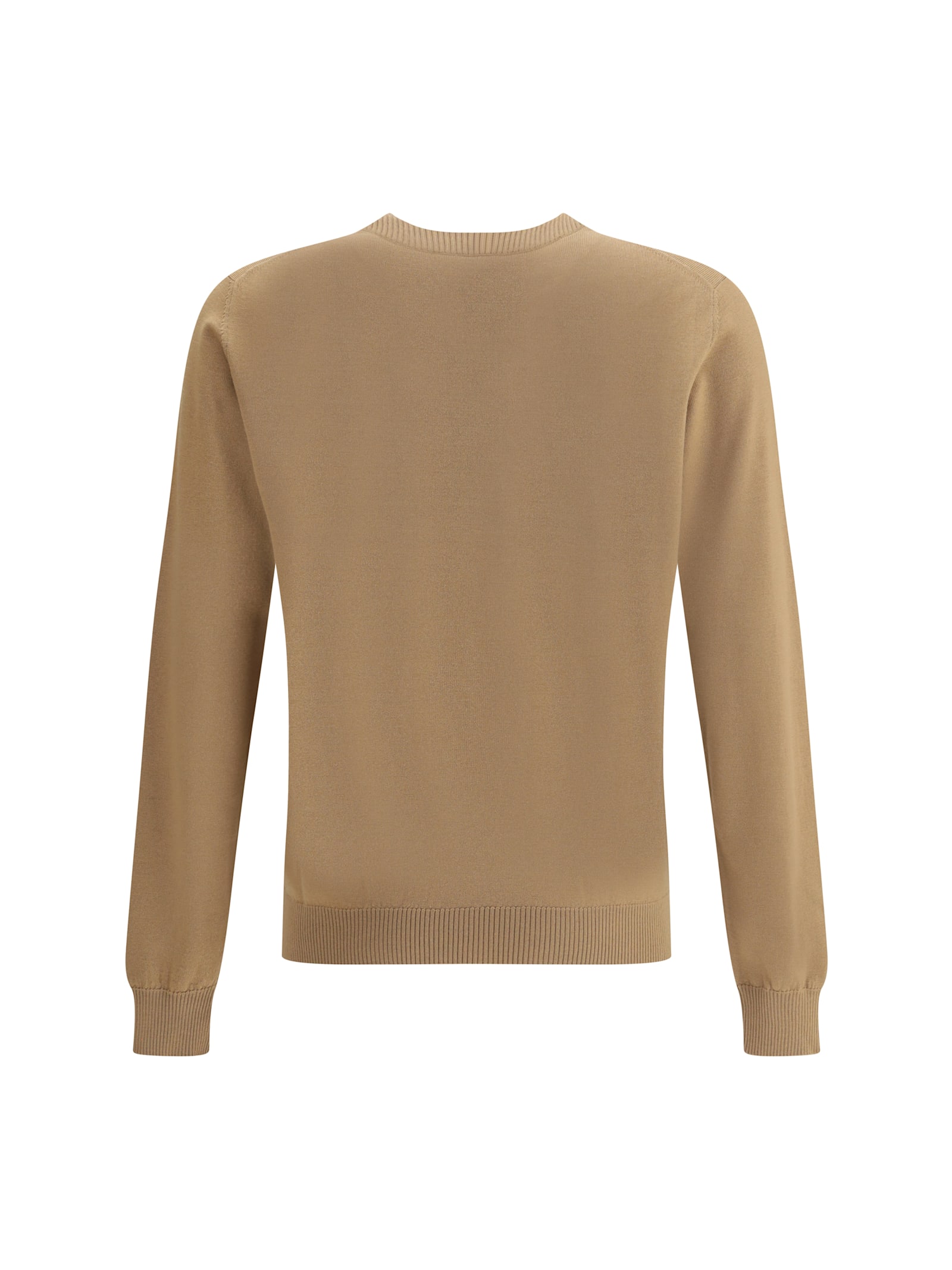 Fendi Men Sweater Whit Pocket In Brown