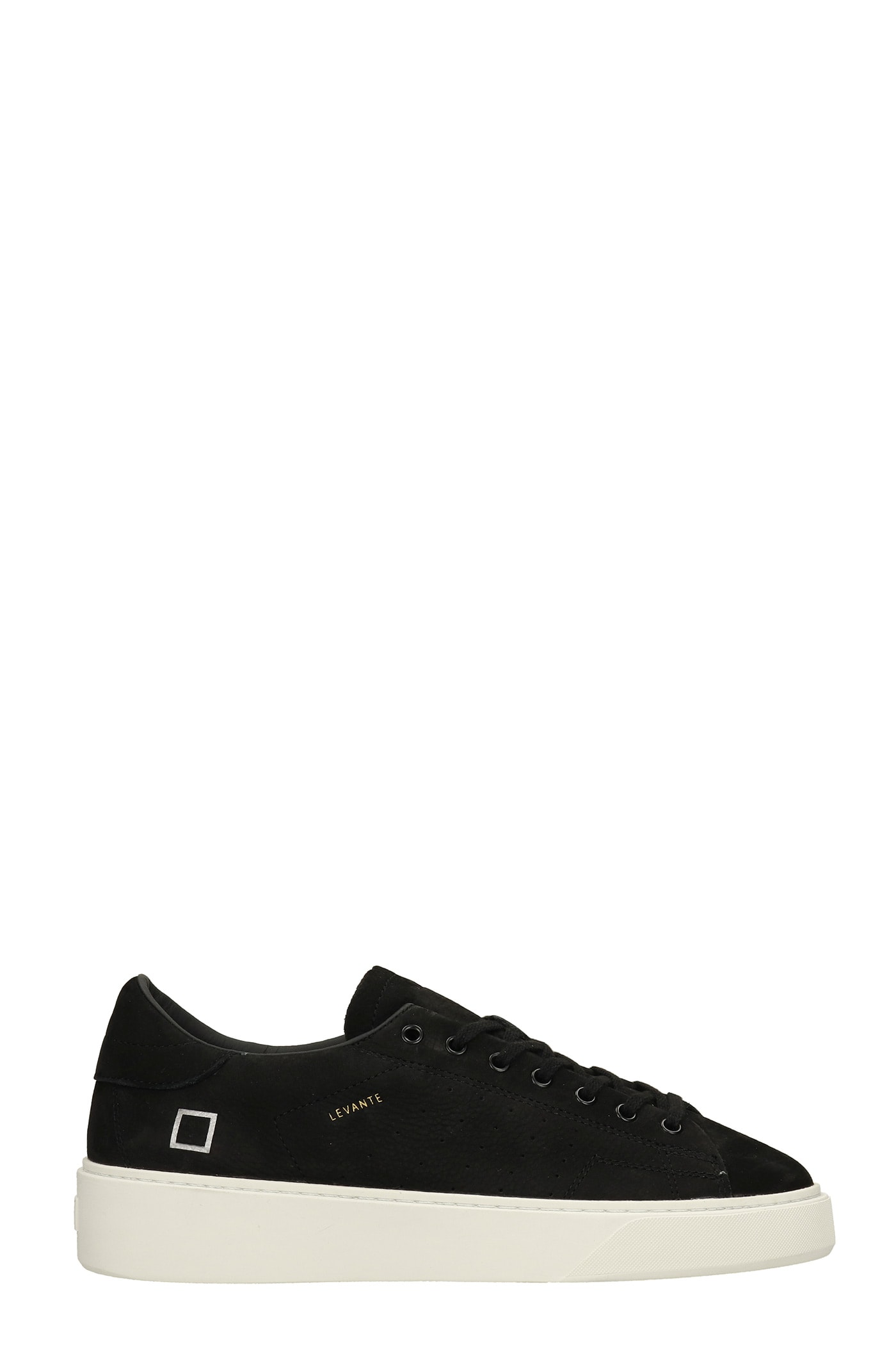D.A.T.E. Levante Sneakers In Black Nubuck