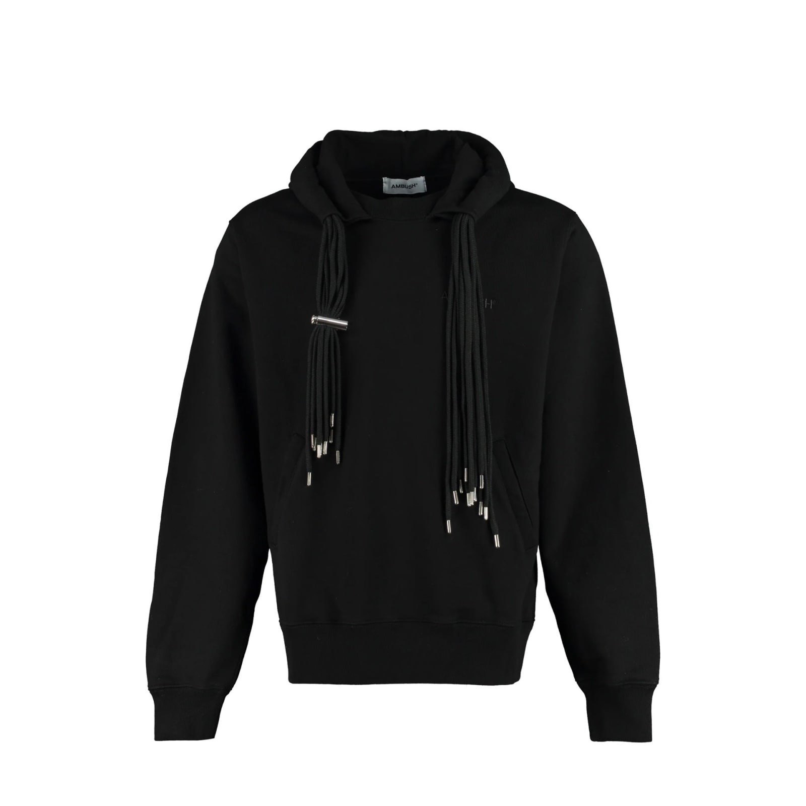 Shop Ambush Logo Hooded Sweatshirt In Black