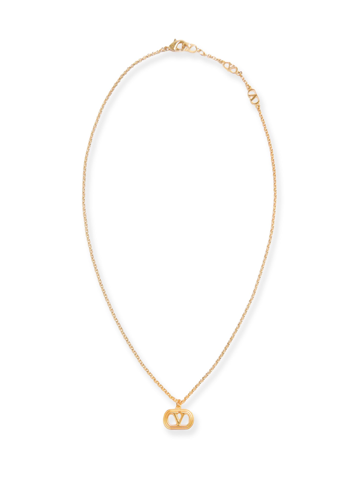 Ovalette Metal Necklace